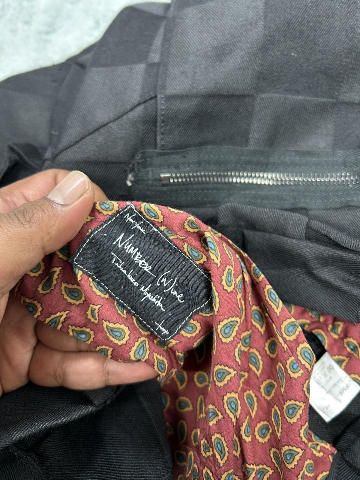 Number (N)ine Number Nine Takahiro Miyashita Cargo Patchwork Pants S081 Size US 28 / EU 44 - 12 Thumbnail