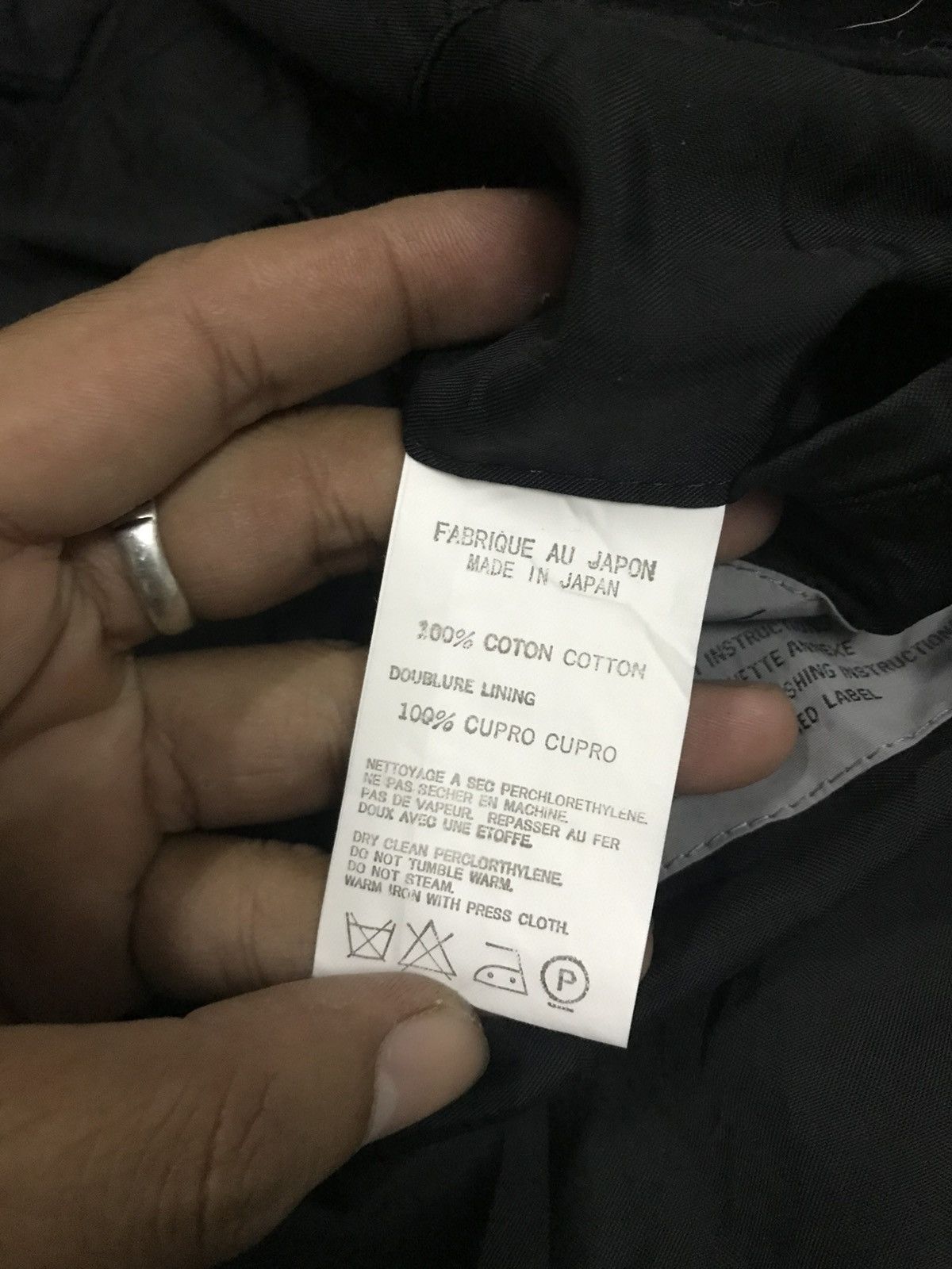Yohji Yamamoto Yohji Yamamoto Sign Size US L / EU 52-54 / 3 - 8 Thumbnail