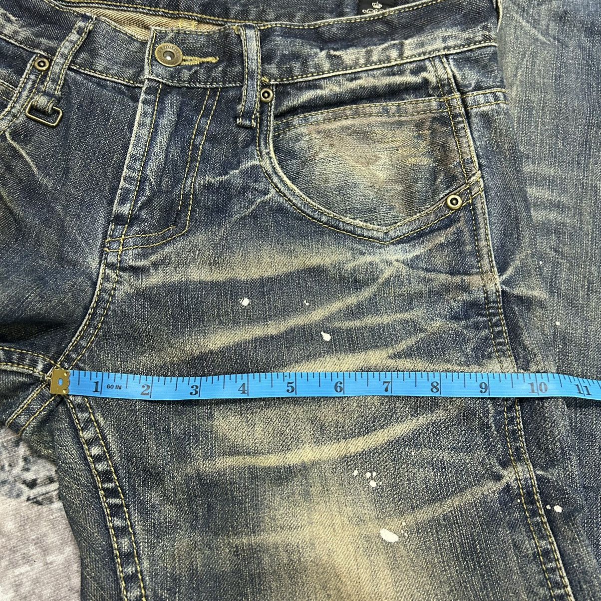 If Six Was Nine Y2k Painted Semantic Style Jeans Size US 32 / EU 48 - 15 Thumbnail