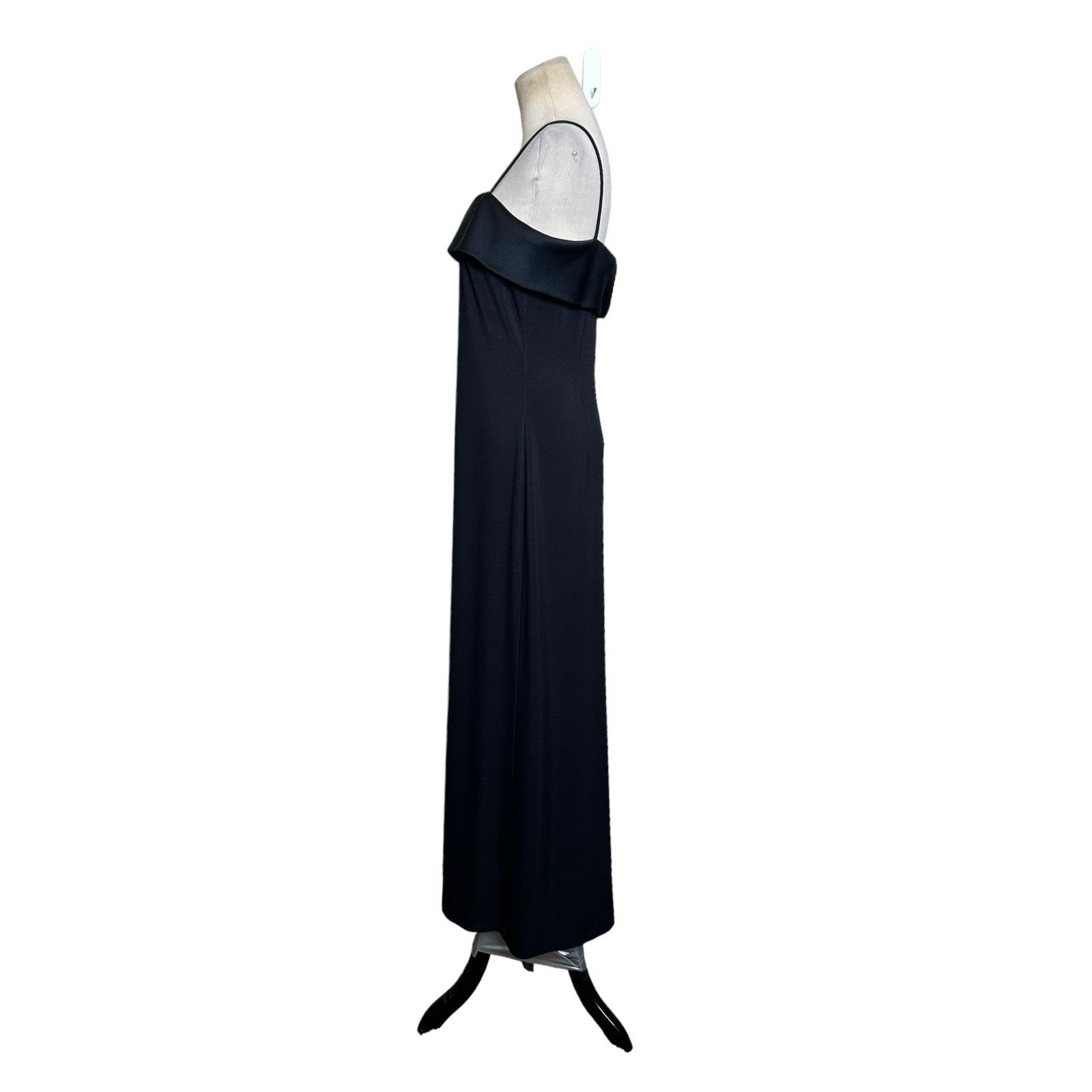 Alex Evenings Alex Evening lay collar long cocktail sheath dress size 10 Size L / US 10 / IT 46 - 4 Thumbnail