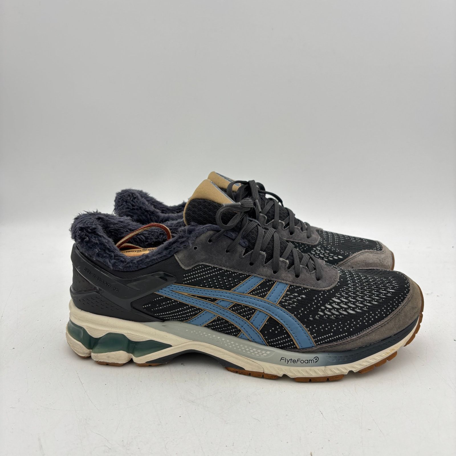 Asics ASICS Gel Kayano 26 Fur Graphite Grey BlueShoes 11.5 Size US 11.5 / EU 44-45 - 3 Thumbnail