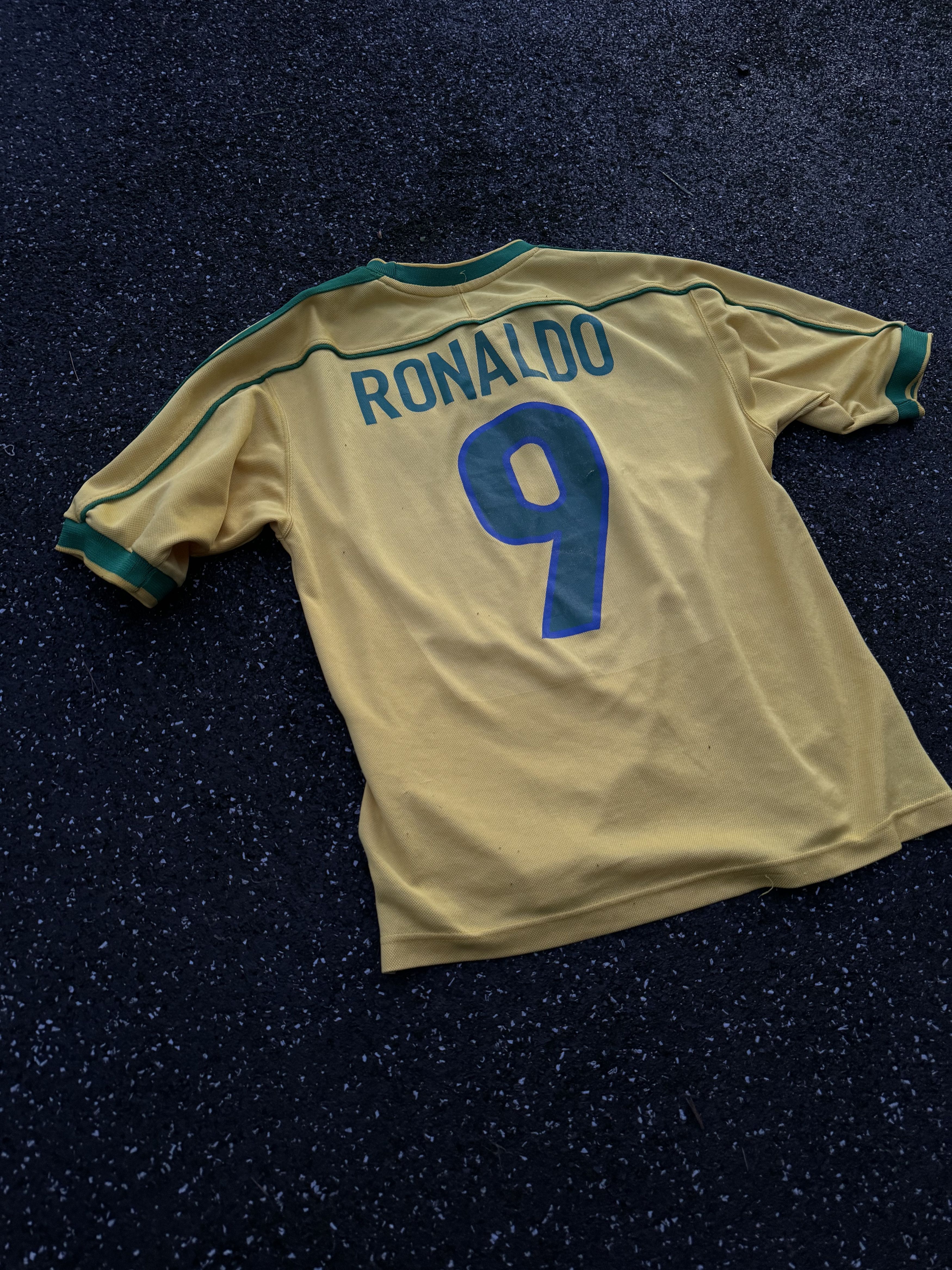 Nike × Vintage 1998 Nike Brasil Ronaldo Vintage & Rare Jersey Football Size US L / EU 52-54 / 3 - 2 Thumbnail