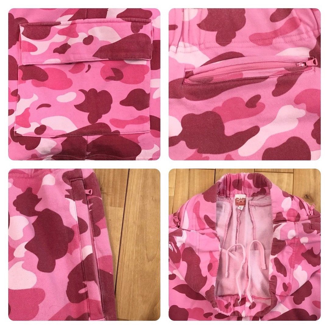 Bape BAPE Pink camo sweat shorts a bathing ape NIGO ★size L Size US 34 / EU 50 - 5 Thumbnail