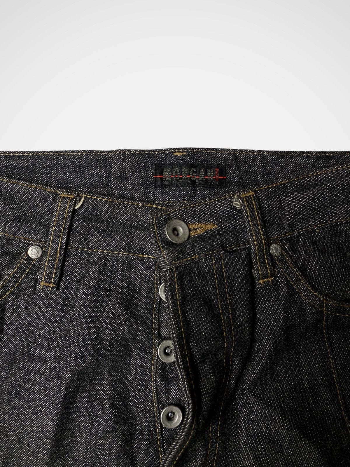 If Six Was Nine Morgan Homme Zipper Jeans Size US 30 / EU 46 - 4 Thumbnail