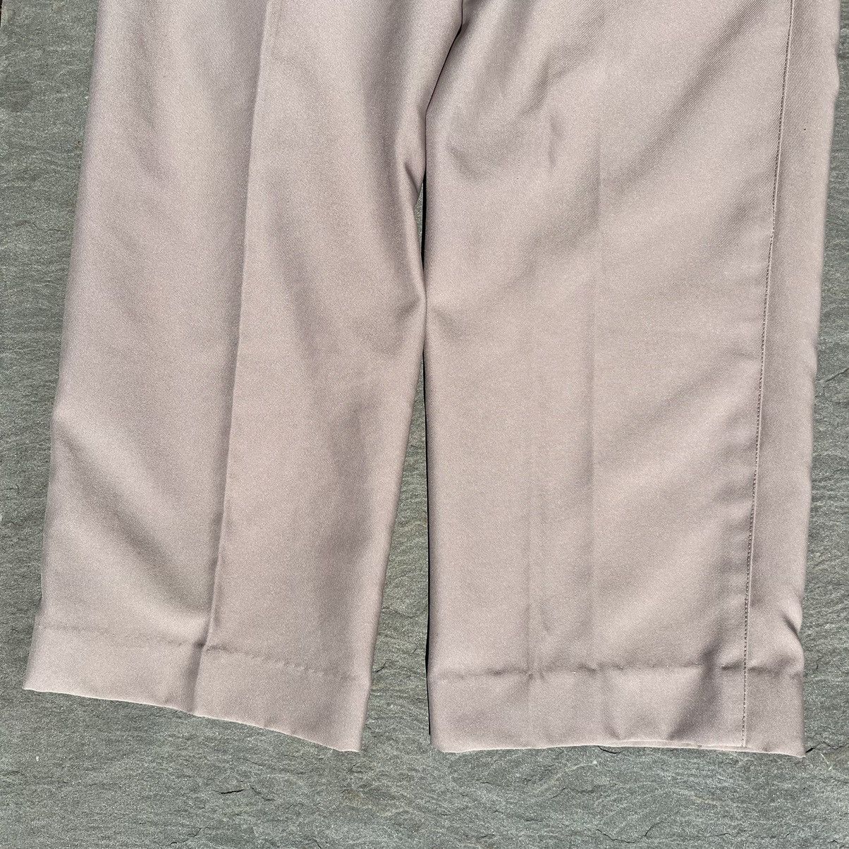 Other × Vintage Vintage 80s Pleated Khaki Pants Size US 33 - 6 Thumbnail