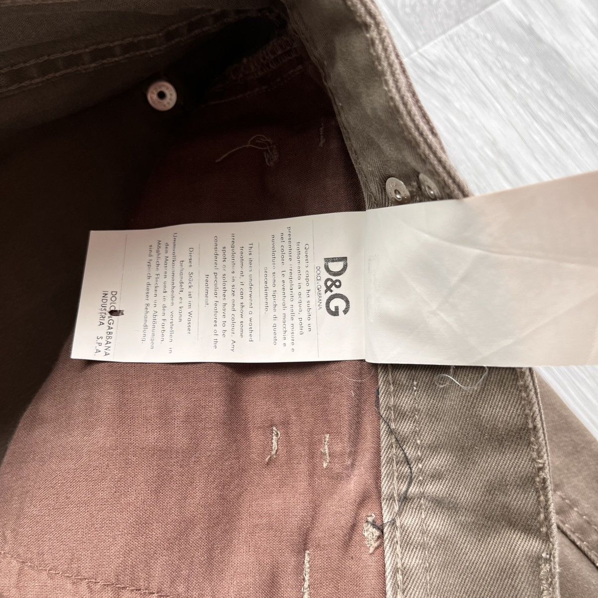 Dolce & Gabbana Dolce and Gabbana Vintage D&G Military Cargo Trousers Size US 34 / EU 50 - 5 Thumbnail