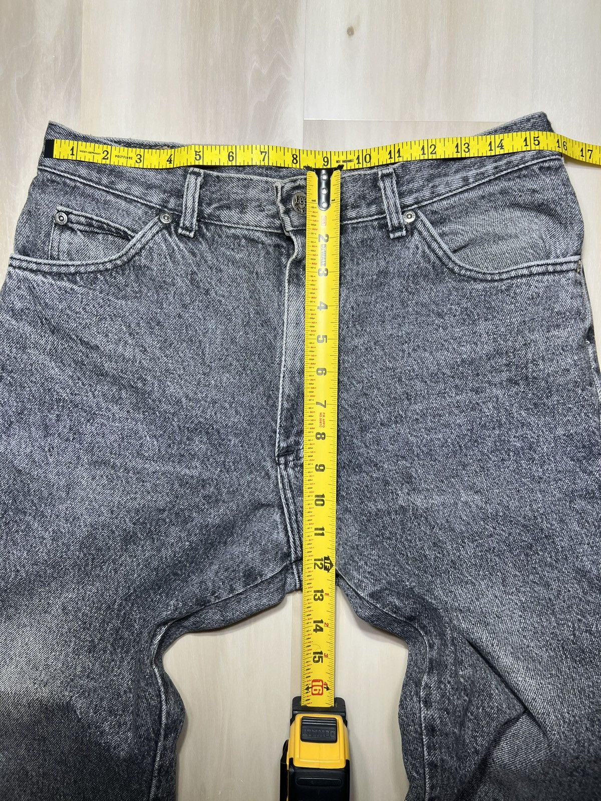 Lee Lot (2) 80-90s Lee Riders Faded Wash Denim 34x30 Union Tag Size US 34 / EU 50 - 6 Thumbnail