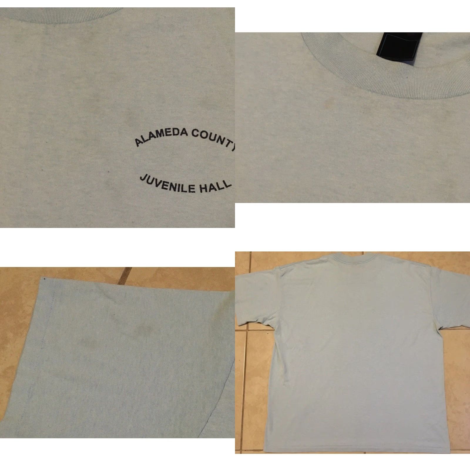 Vintage Vtg 90s Alameda County Juvenile Hall Faded Inmate Shirt 3X Prison Uniform Grunge Size US XXL / EU 58 / 5 - 8 Thumbnail