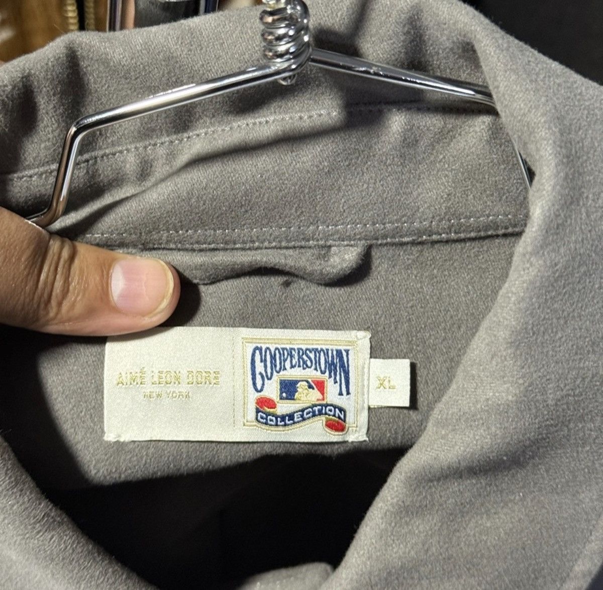 Aime Leon Dore Aime Leon Dore Ny Yankees Higlanders Over Shirt Grey Mens XL Size US XL / EU 56 / 4 - 3 Thumbnail