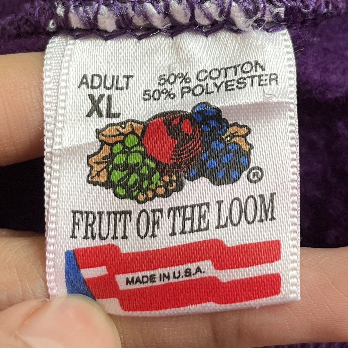 Fruit Of The Loom × Vintage Vintage Brand Fruit of The Loom Alaska Sweatshirt 1990s Size US XL / EU 56 / 4 - 9 Thumbnail