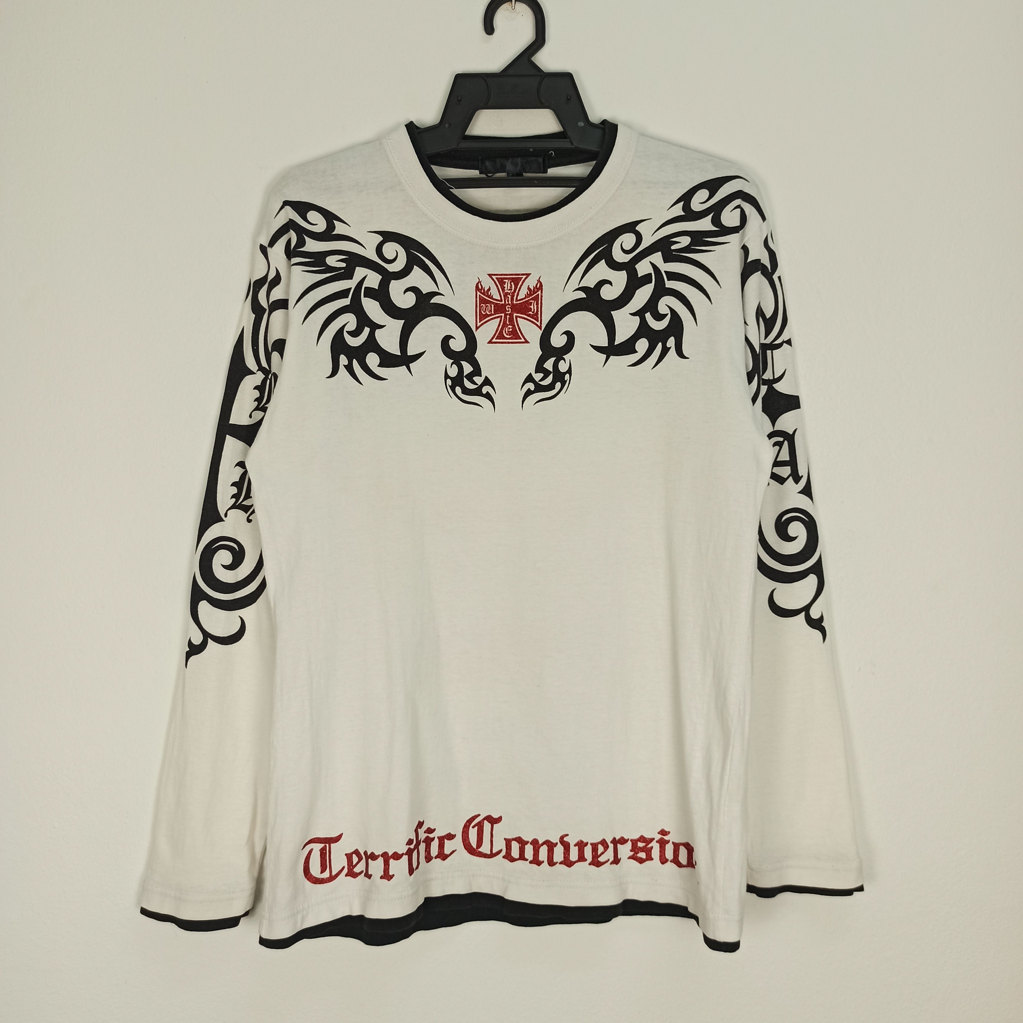 If Six Was Nine Japanese brand cerrific conversion poem long sleeve shirt Size US M / EU 48-50 / 2 - 1 Thumbnail