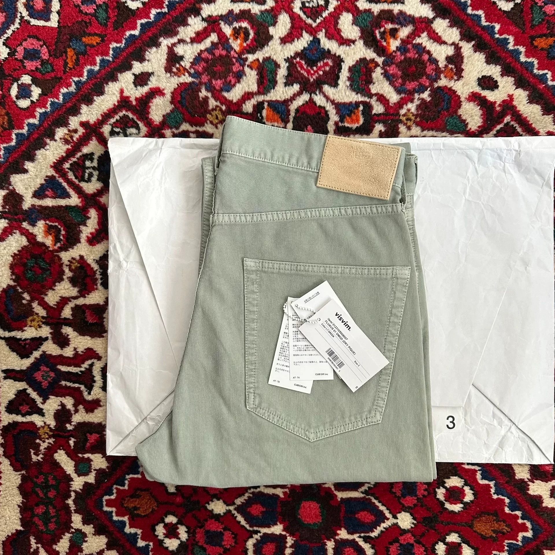 Visvim VISVIM 23SS FLUXUS 01 DMGD Dry Pique Pants Size US 26 / EU 42 - 1 Thumbnail