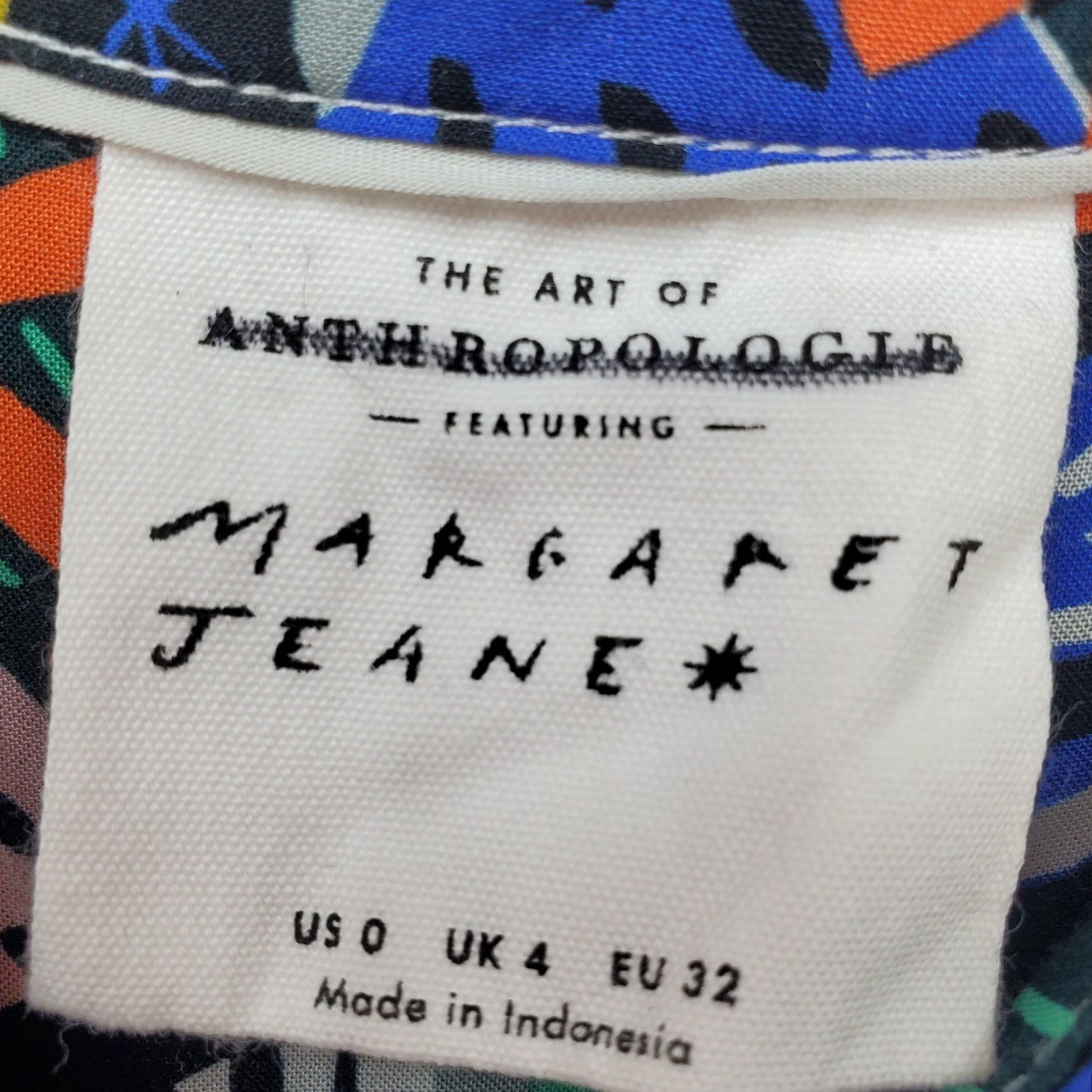 Anthropologie Anthropologie Margaret Jeane Leopard Jungle Print Viscose Button Up Blouse Sz 0 Size XS / US 0-2 / IT 36-38 - 3 Thumbnail