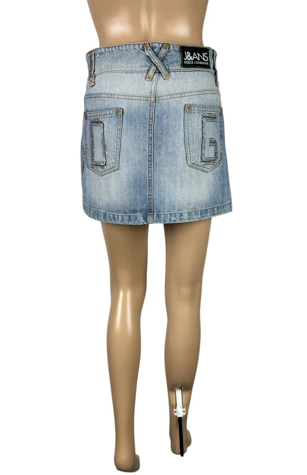 Dolce & Gabbana D&G Vintage Mini Skirt Denim size XS Size 26" / US 2 / IT 38 - 2 Thumbnail