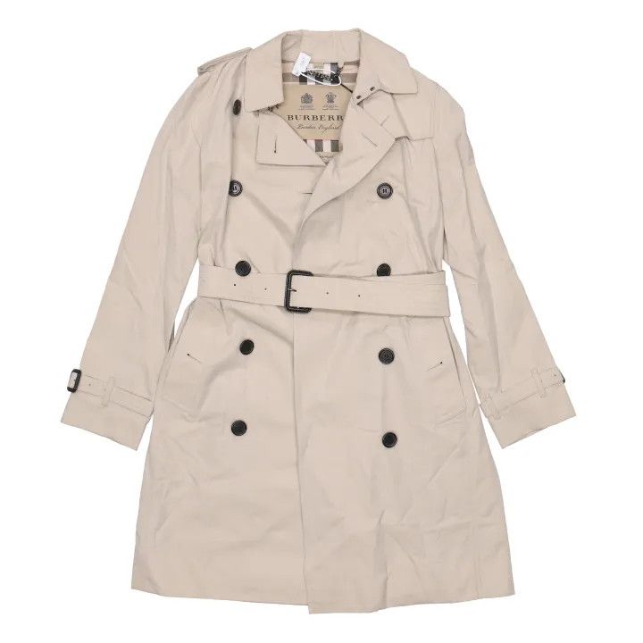 Burberry Burberry Beige Single-Breasted Trench Coat Size US S / EU 44-46 / 1 - 1 Thumbnail