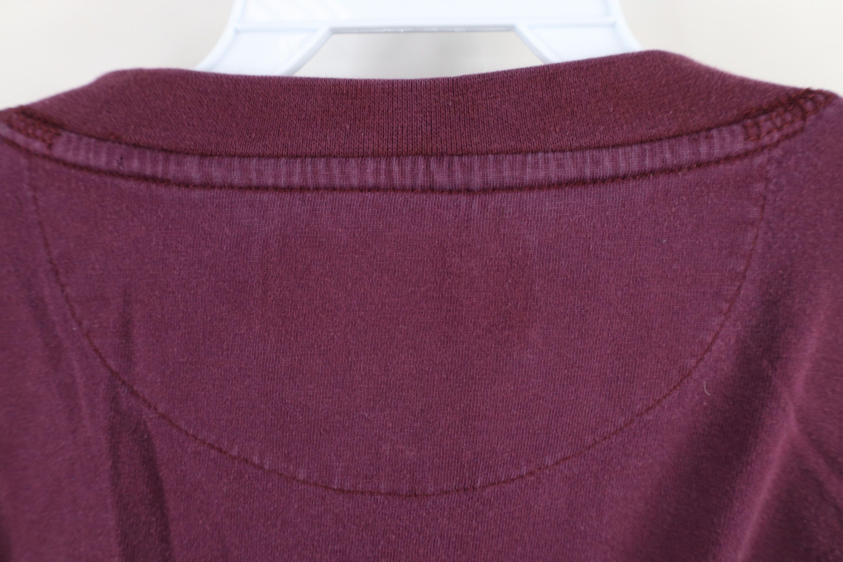 Vintage Vintage 90s Streetwear Long Sleeve Henley T-Shirt Purple Size US XL / EU 56 / 4 - 9 Thumbnail