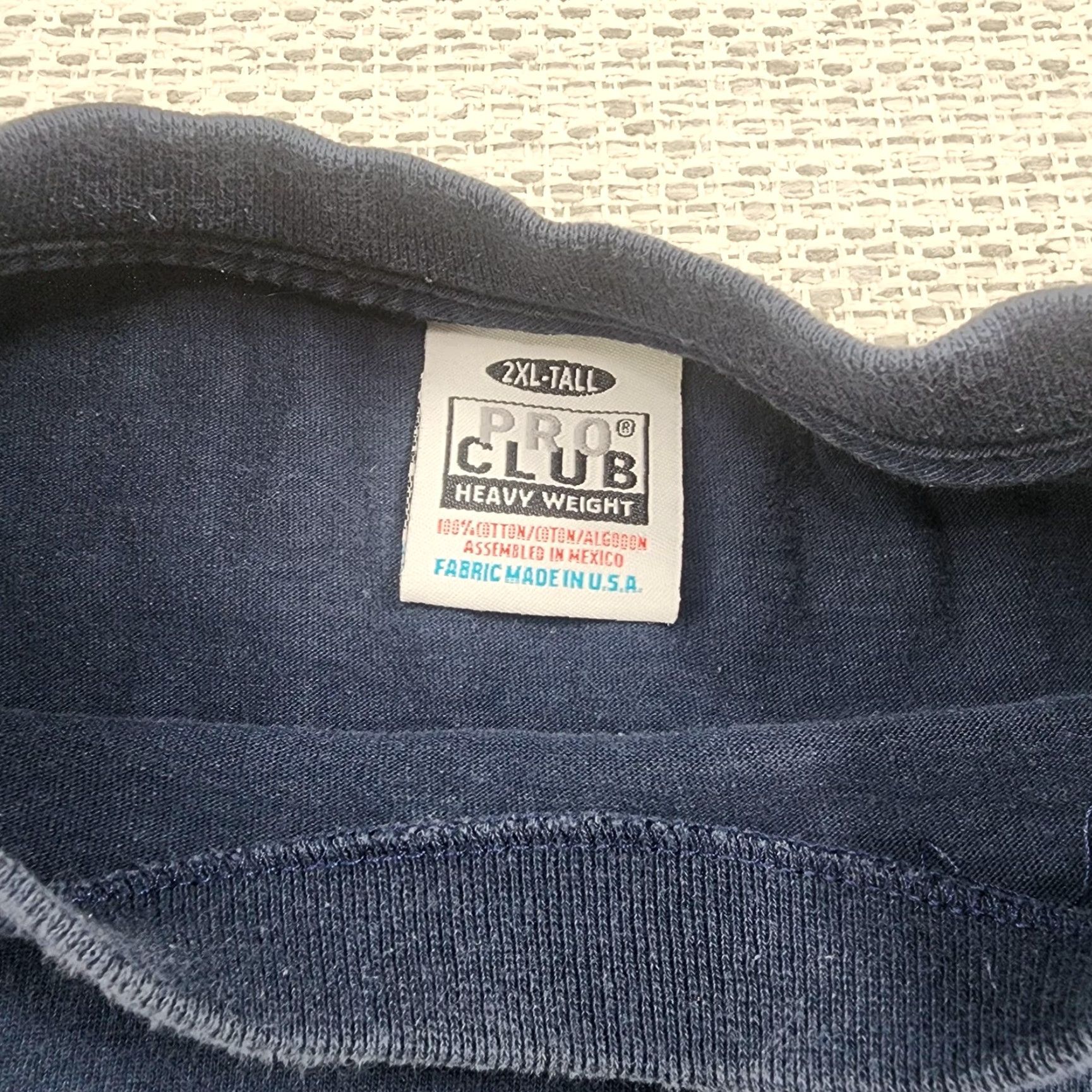 Vintage Pro Club Shirt Mens 2XL Tall Heavyweight Workwear Tee USA Made Size US XXL / EU 58 / 5 - 5 Thumbnail