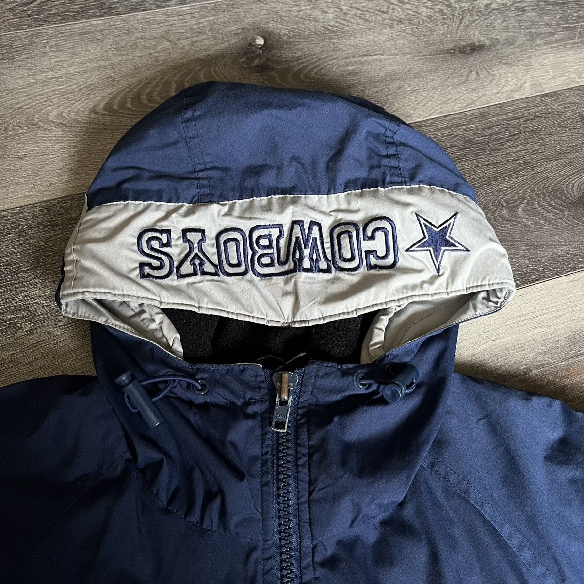 NFL × Pro Player × Vintage Vintage 90s NFL Pro Player Dallas Cowboys Puffer Jacket Hood Size US M / EU 48-50 / 2 - 4 Thumbnail
