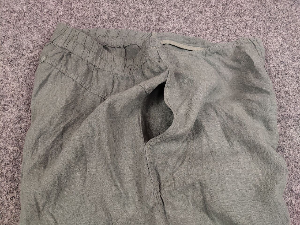 OSKA Oska Germany Design Linen pistachio color Light Baggy Pants Size 32" / US 10 / IT 46 - 14 Thumbnail