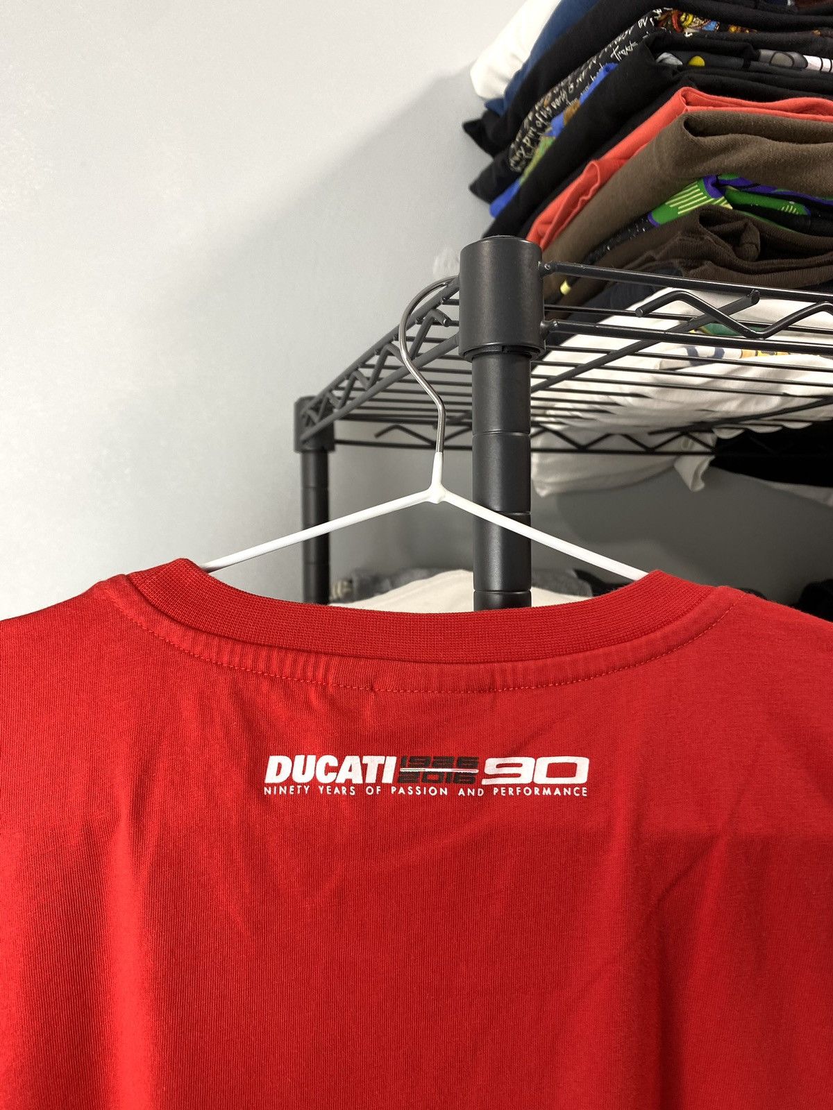 Ducati Red Ducati Racing T Shirt Suzuki Honda Motorsport Size US M / EU 48-50 / 2 - 5 Thumbnail