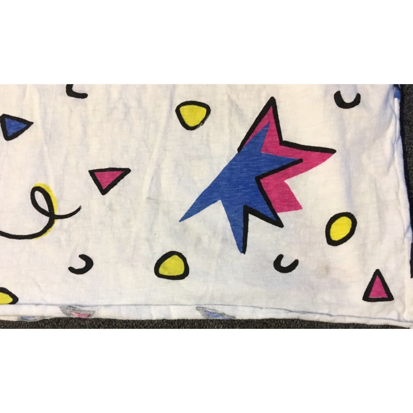 Vintage Vtg 90s Pop Art All Over Print Cropped Shirt L Abstract Vaporwave USA Grunge 80s Size L / US 10 / IT 46 - 6 Thumbnail