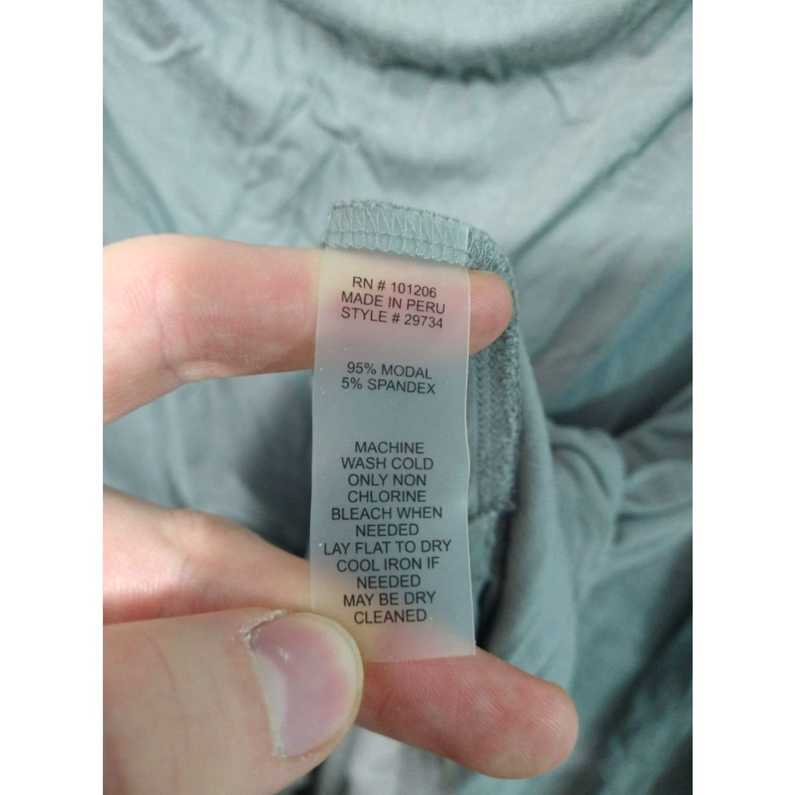 Soft Surroundings Soft Surroundings Shirt Womens Large Gray Tunic Drape Top Long Sleeve Modal Spandex Knit Blouse Casual All Seasons Size L / US 10 / IT 46 - 6 Thumbnail