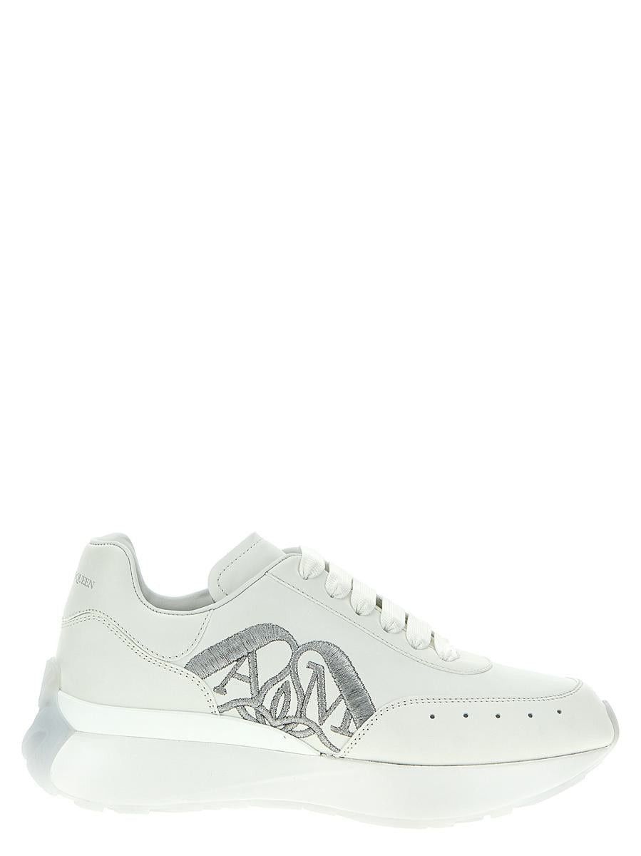 Alexander McQueen o1w1db10925 Sprint Runner in White Size US 4.5 / IT 34.5 - 1 Thumbnail