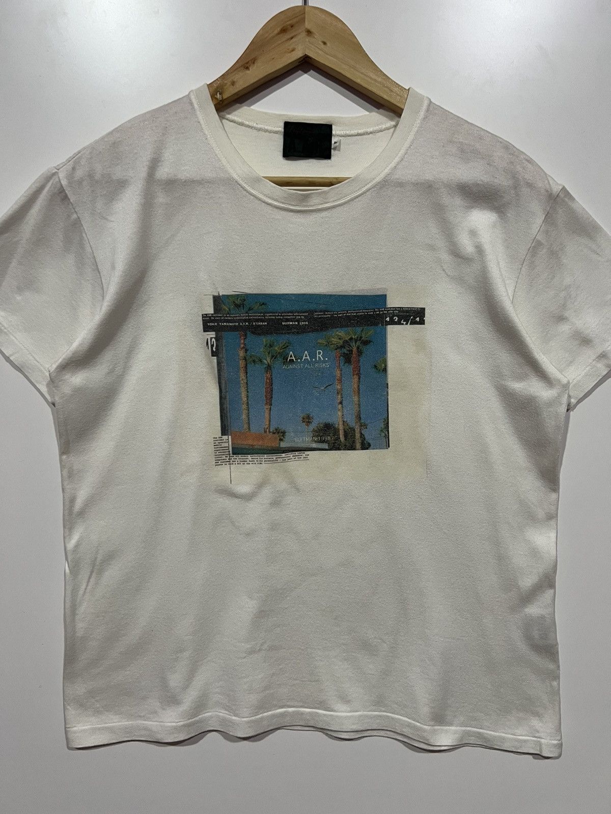 Japanese Brand 🔥VINTAGE YOHJI YAMAMOTO AGAINST ALL RISKS SUITMAN 1998 tee Size US S / EU 44-46 / 1 - 4 Thumbnail