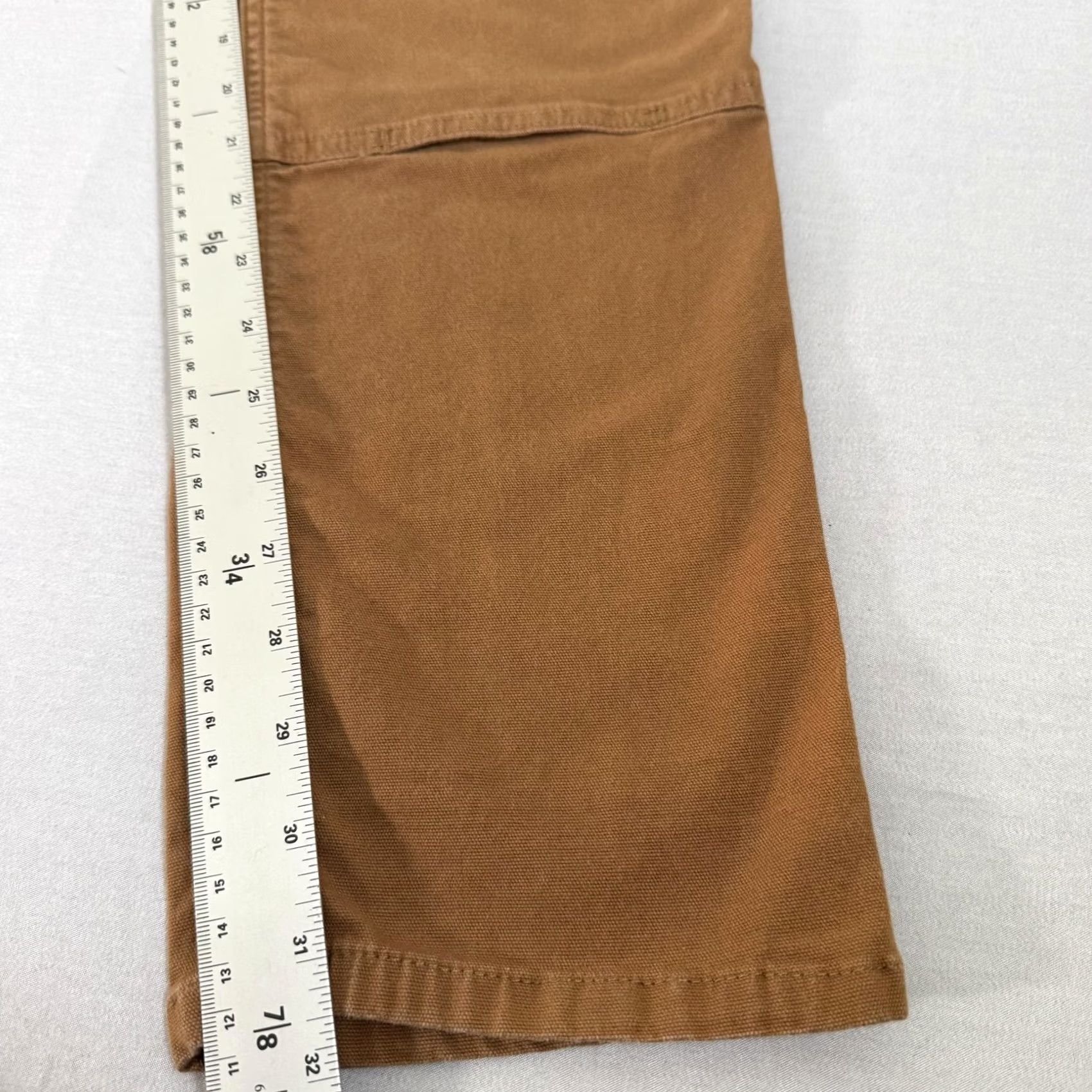 Carhartt Carhartt Pants Women 12 Tall Brown Double Knee Rugged Flex Carpenter Relaxed Fit Size 34" / US 12 / IT 48 - 5 Thumbnail