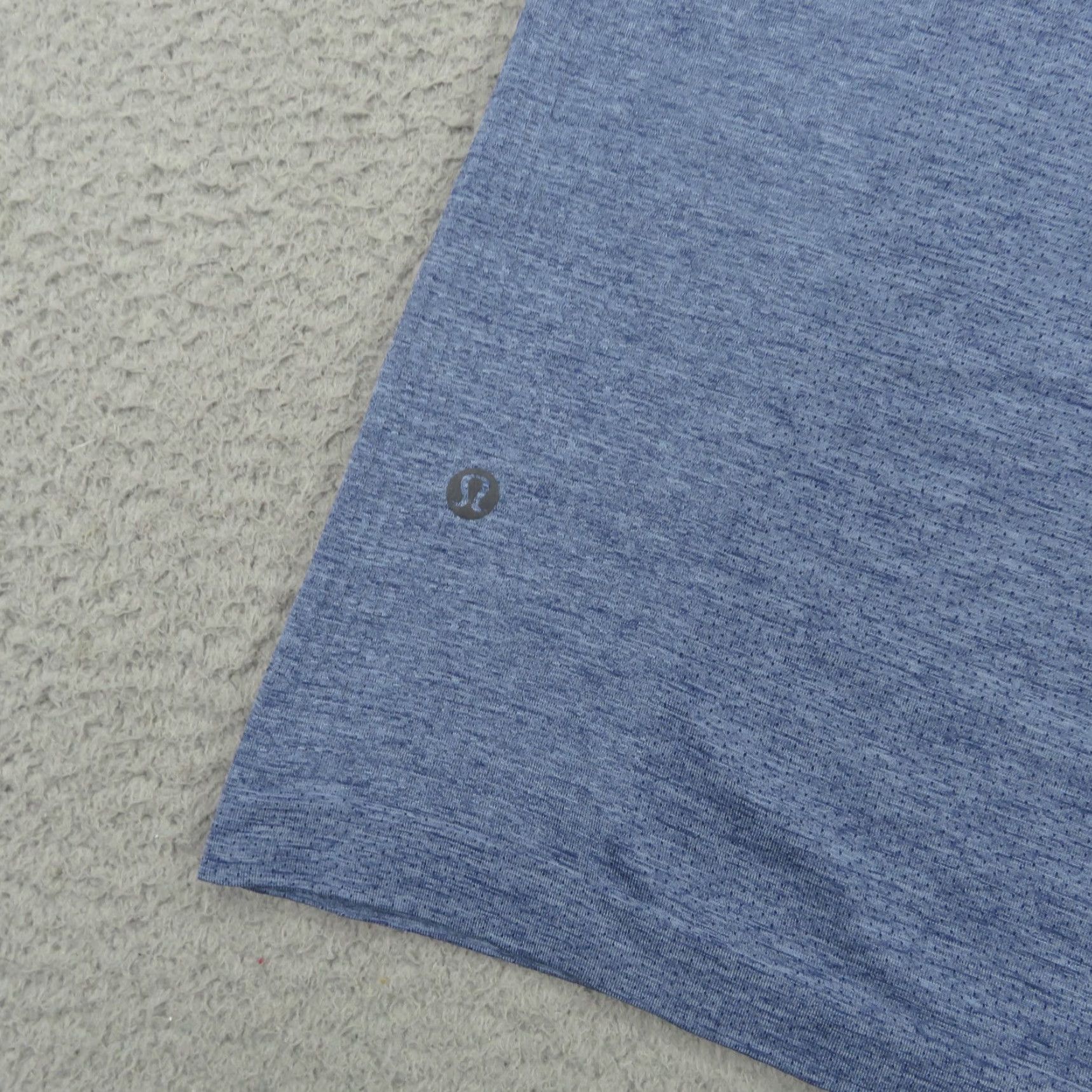 Lululemon Lululemon Polo Mens Large Blue Metal Vent Tech Shirt Collared Performance Size US L / EU 52-54 / 3 - 7 Thumbnail