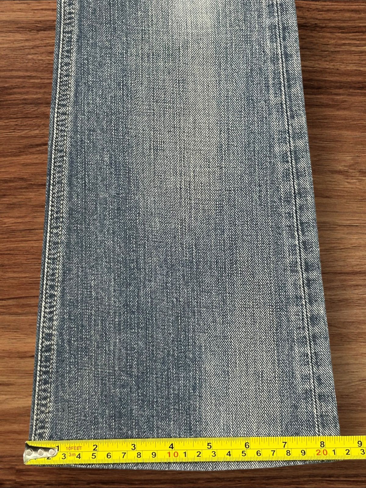 Japanese Brand × Johnbull Vintage Japanese Brappers Distressed Blue Washed Flare Jeans Size 28" / US 6 / IT 42 - 15 Thumbnail