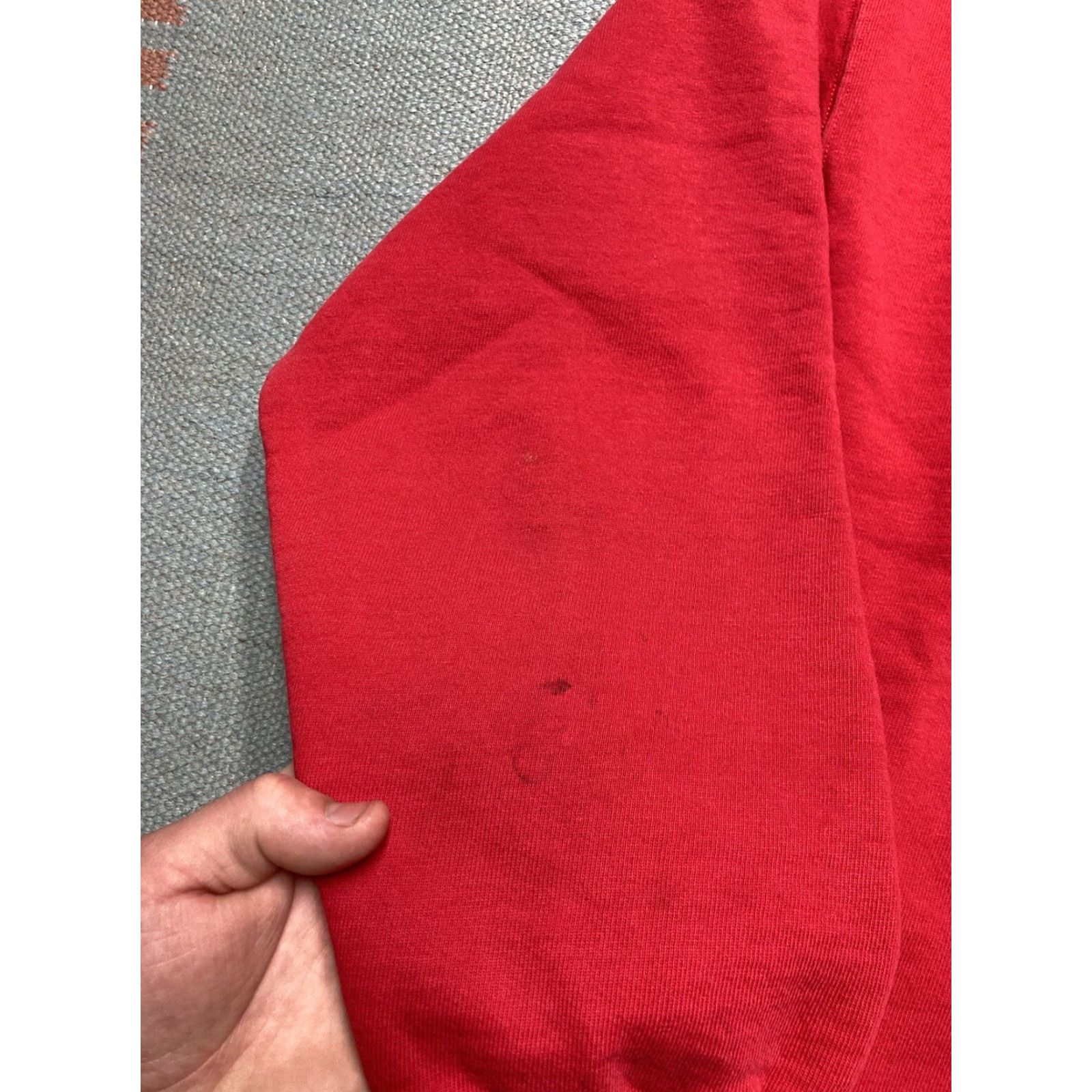 Champion VINTAGE Champion Sweatshirt Crewneck Mens M Red 90s Cotton Pullover Sweatshirt Size US M / EU 48-50 / 2 - 5 Thumbnail
