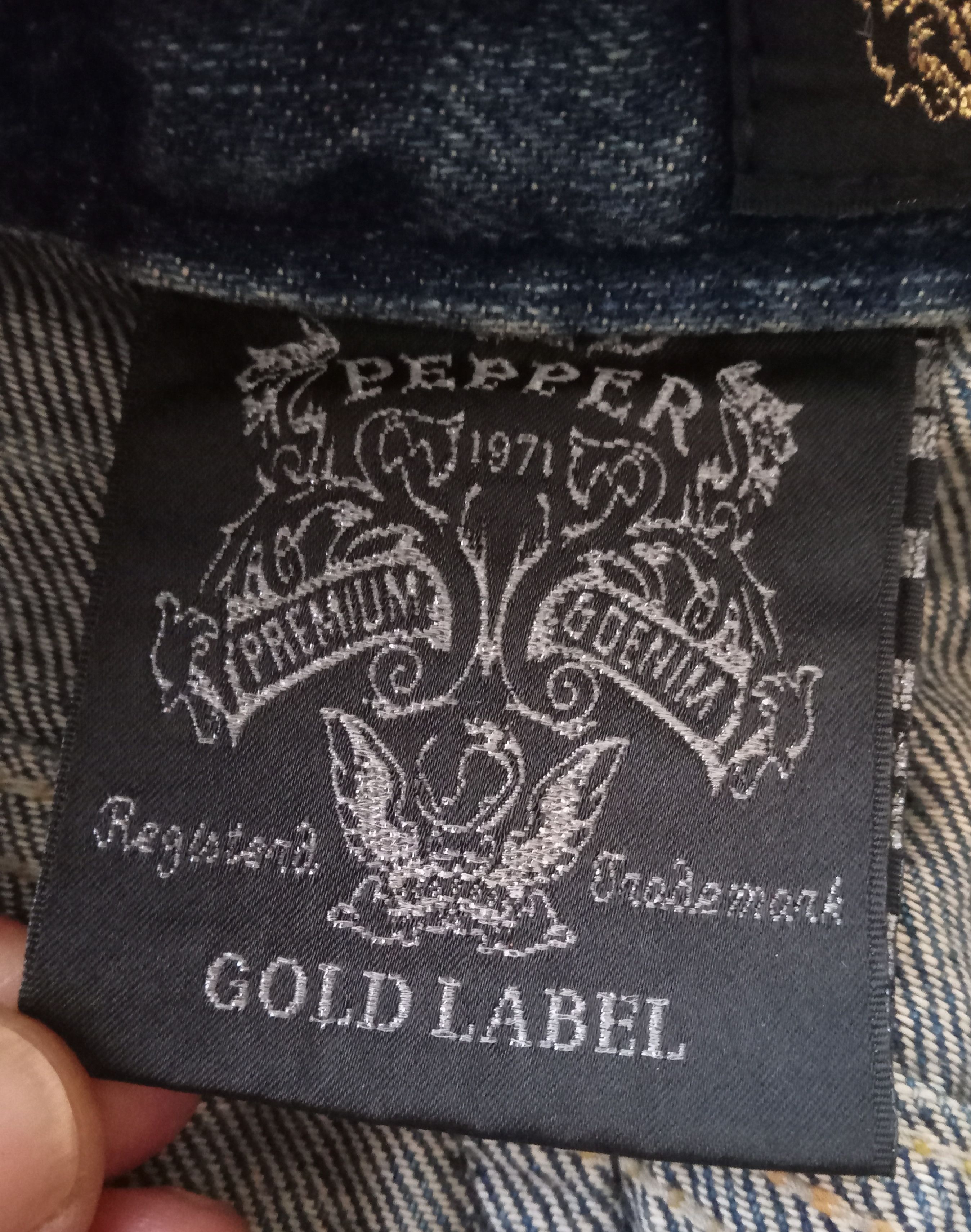 Japanese Brand Red Pepper Rare Design Jeans Size US 33 - 3 Thumbnail