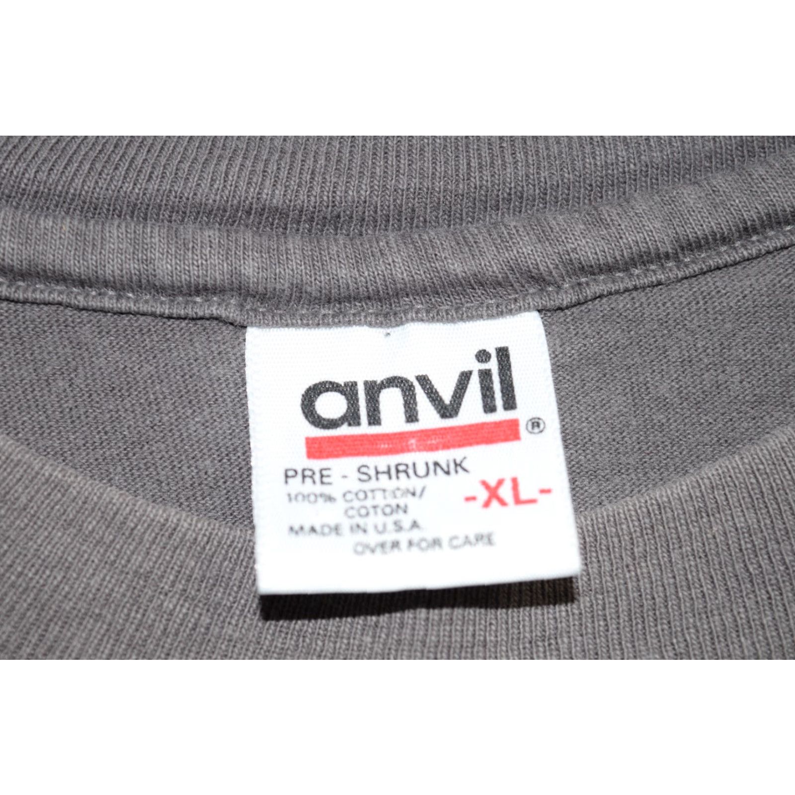 Anvil VINTAGE Anvil Dolphin Quest T-Shirt Men's XL Gray Embroidered USA Size US XL / EU 56 / 4 - 5 Thumbnail