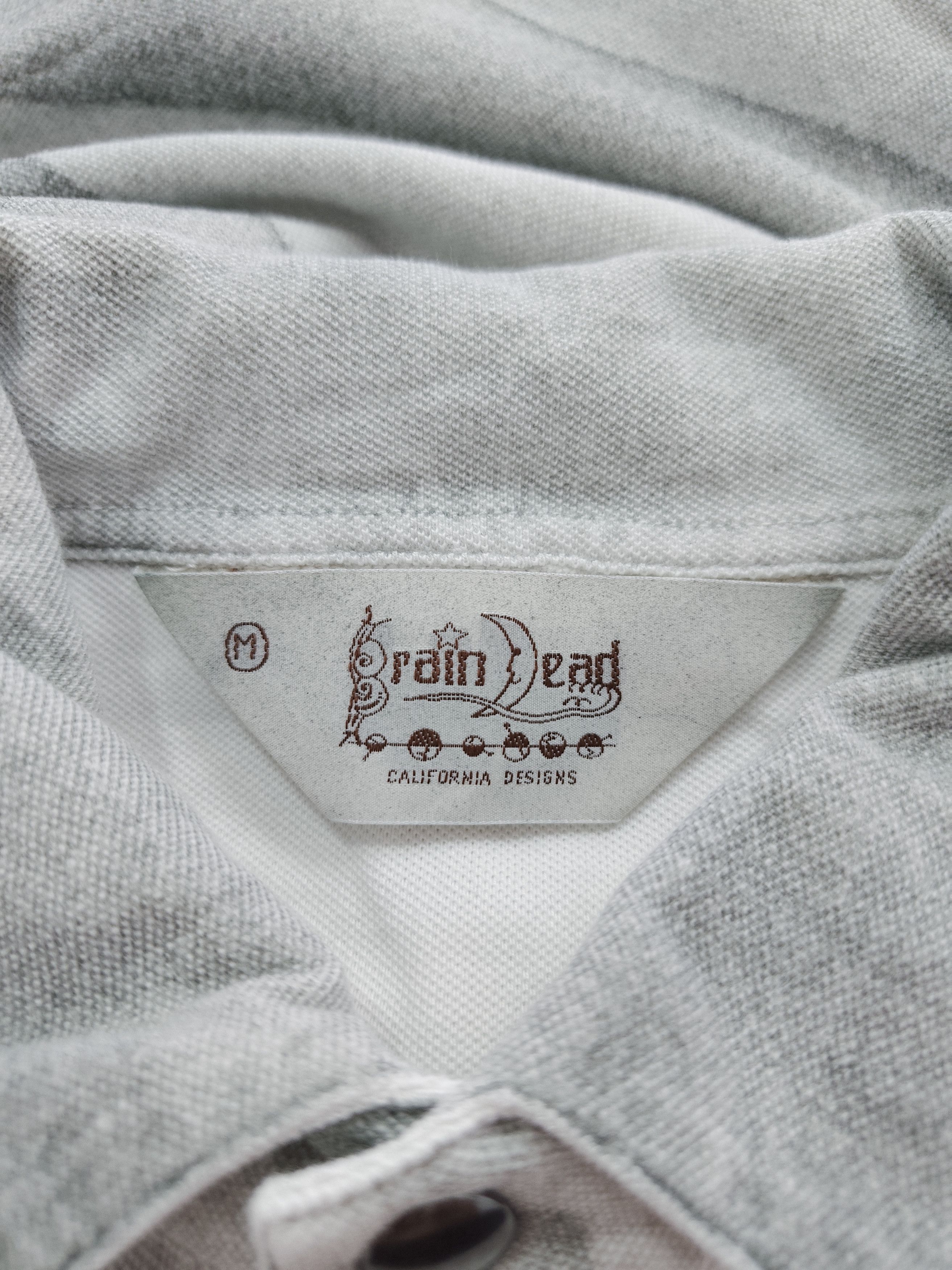 Brain Dead Brain "Dead Distorted Heat Long Sleeve Polo" Size US M / EU 48-50 / 2 - 4 Thumbnail