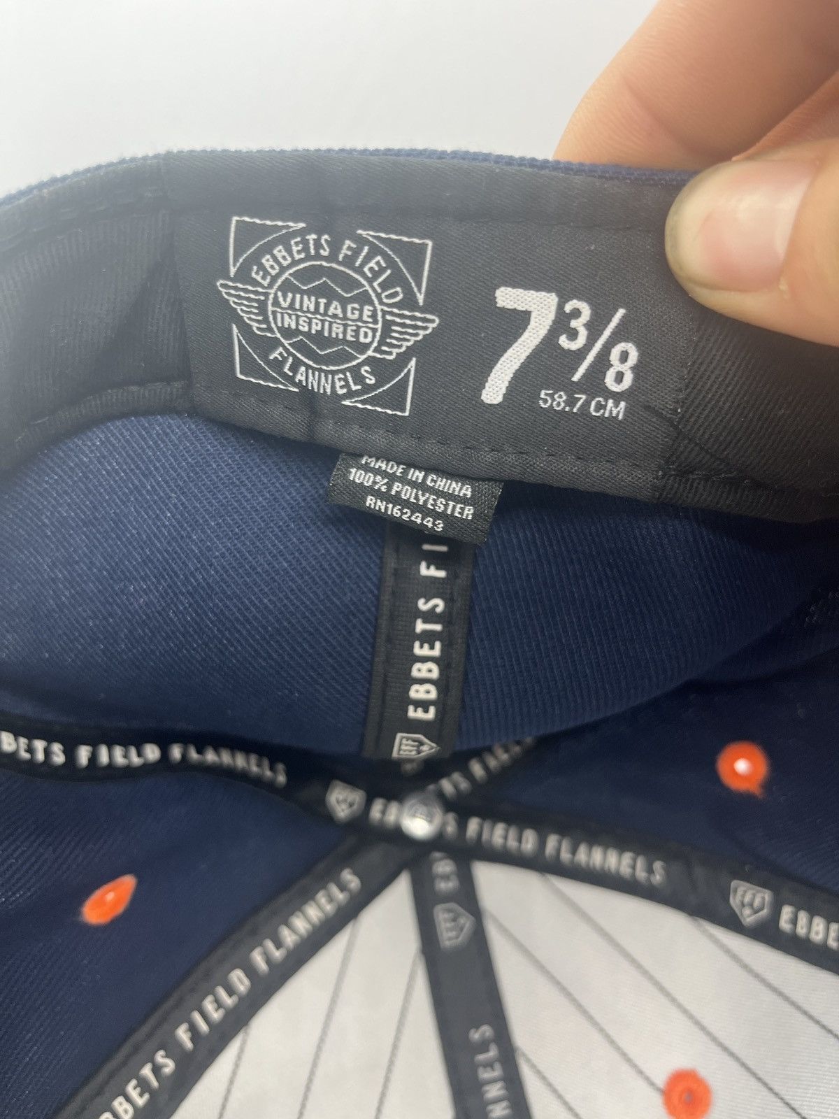 Ebbets Field Flannels Seals EFF hat 7 3/8 58.7cm Size ONE SIZE - 6 Thumbnail