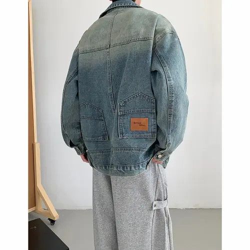 VIBE Reversed Blue Denim Jacket Size US XL / EU 56 / 4 - 3 Thumbnail