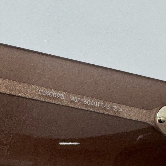 Celine Celine Flat-Brow Sunglasses Brown Size ONE SIZE - 7 Thumbnail