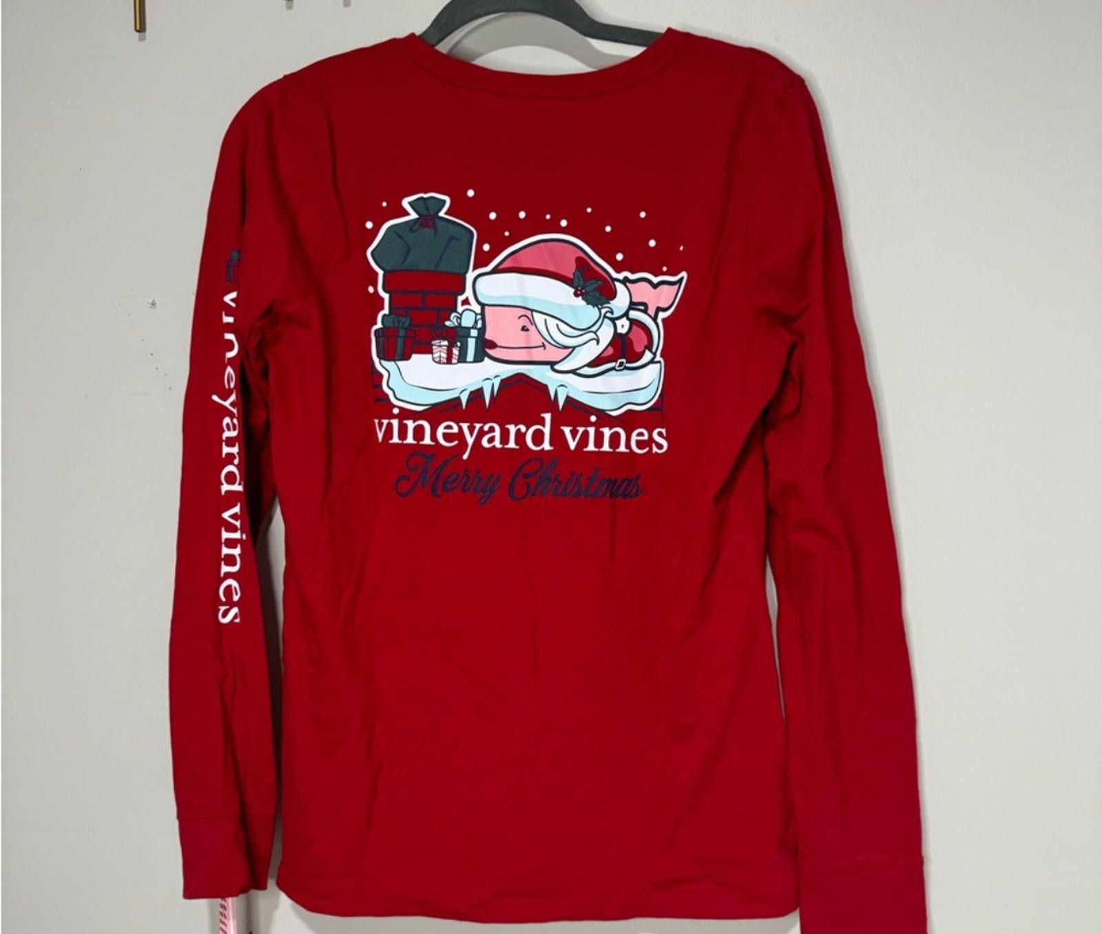 Vineyard Vines Vineyard Vines Long Sleeve Shirt with Christmas Design Size XXL / US 16-18 / IT 52-54 - 1 Thumbnail