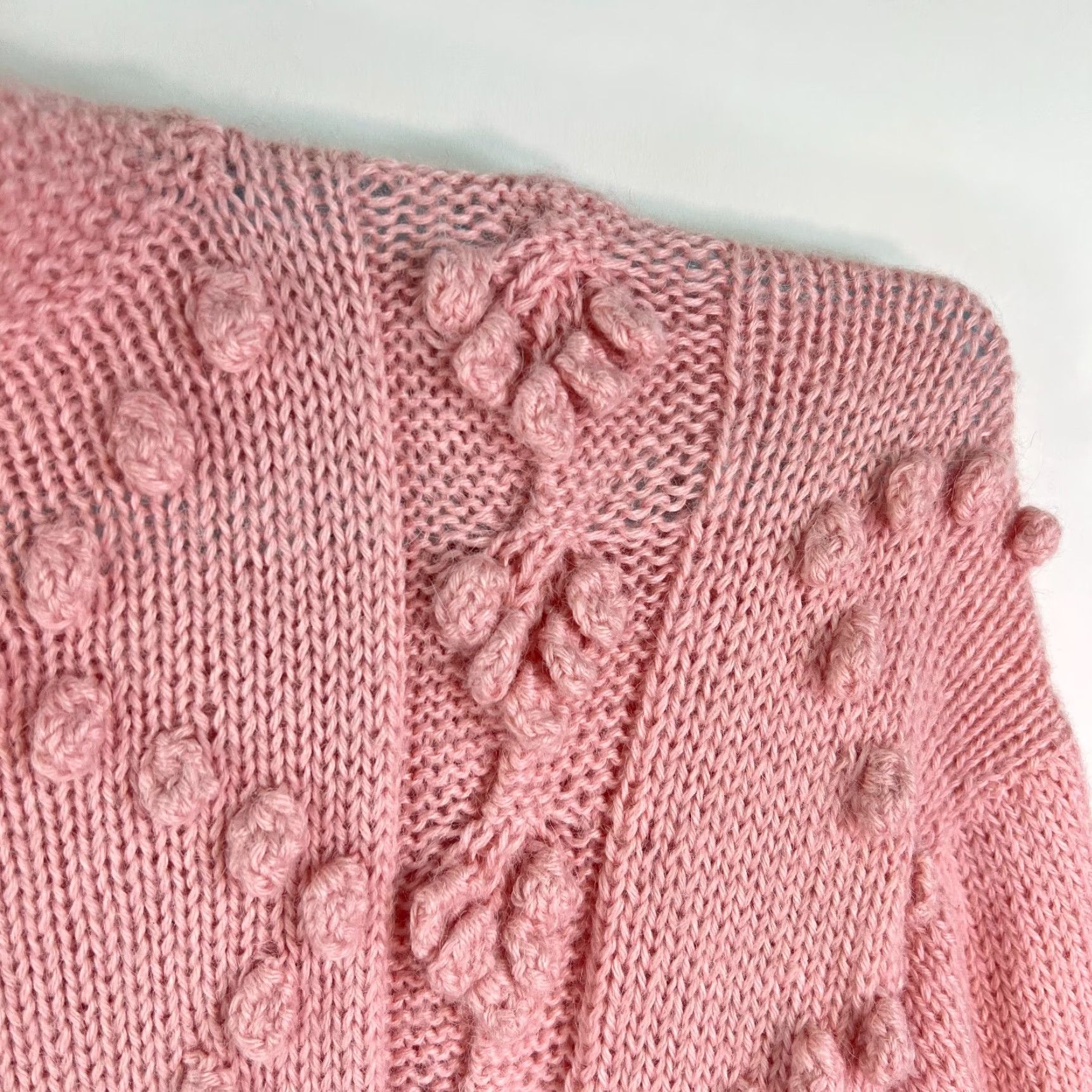 Pinko Roberta Frost Pink Cable-Knit Pullover Sweater - Women's Size L - Mock Neck, Alpaca, Casual, Solid, Long Sleeve Size L / US 10 / IT 46 - 4 Thumbnail