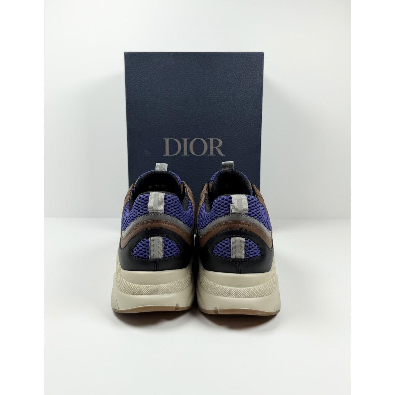 Dior Size 45EU/12US- Dior B22 Coffee Violet Sneakers WORN 1X! Size US 12 / EU 45 - 4 Thumbnail