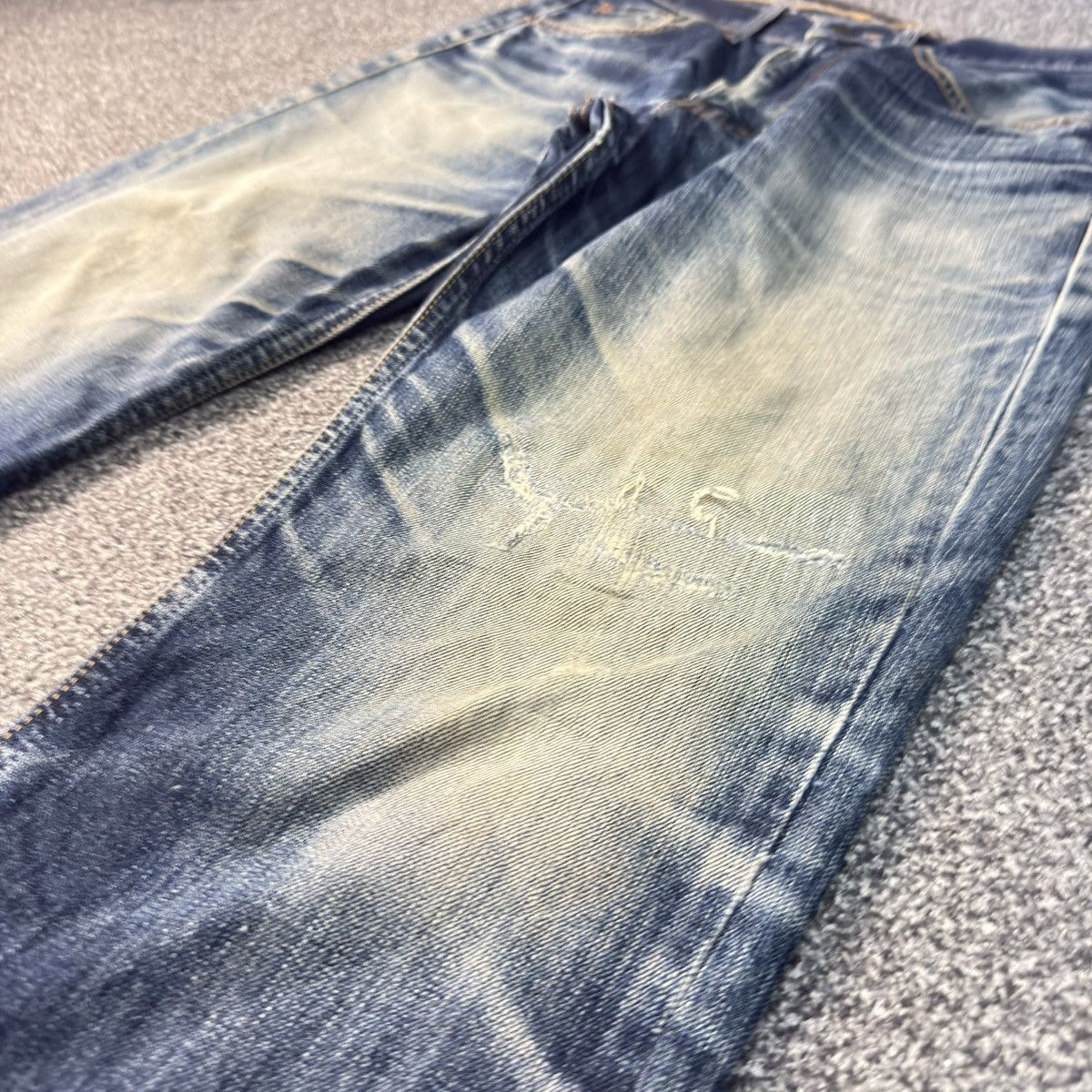 Engineered Garments × Levi's Vintage y2k Levis 524 Distressed Aging Faded Denim W31 Size US 31 - 5 Thumbnail