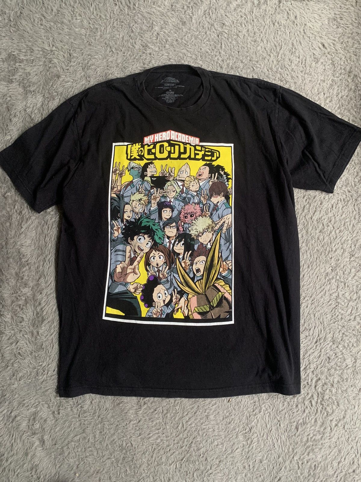 Anime × Japanese Brand My Hero Academia Anime Tee Size US XL / EU 56 / 4 - 1 Thumbnail