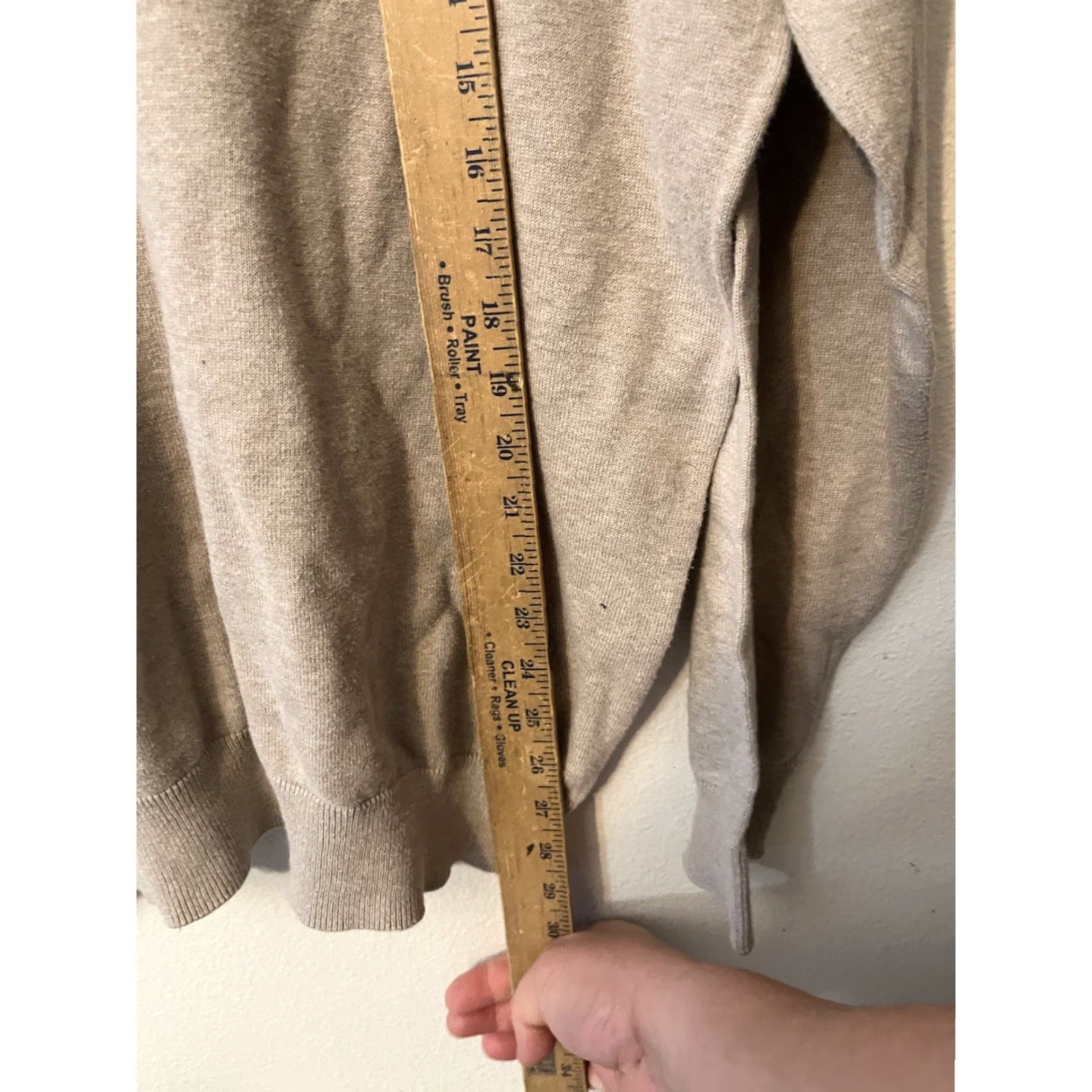 Old Navy Old Navy Sweater Shirt Mens XL Brown V-Neck Lightweight Pullover Knit Cotton Blend Regular Size US XL / EU 56 / 4 - 4 Thumbnail