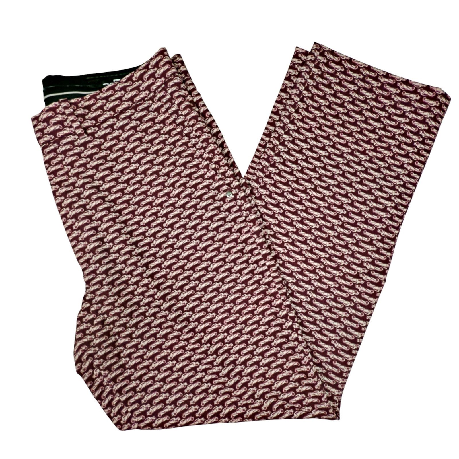 RLX Ralph Lauren RLX Ralph Lauren Performance Golf Pants Classic Cars 33x30.5 Size US 33 - 2 Thumbnail