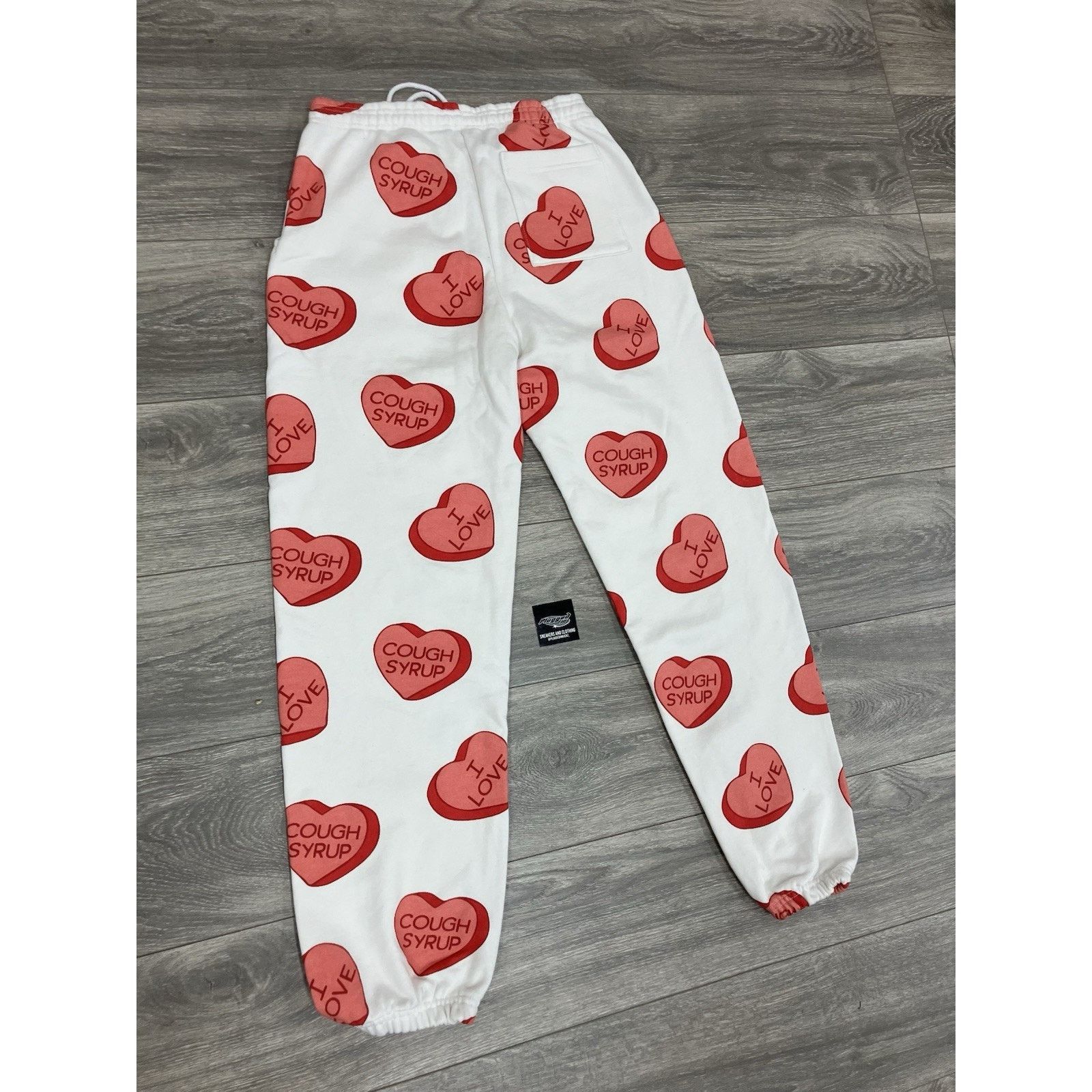 Awful Lot of Cough Syrup Awful Lot Of Cough Syrup Sweatpants ' Valentines ' RARE! NEW Size US 35 - 10 Thumbnail
