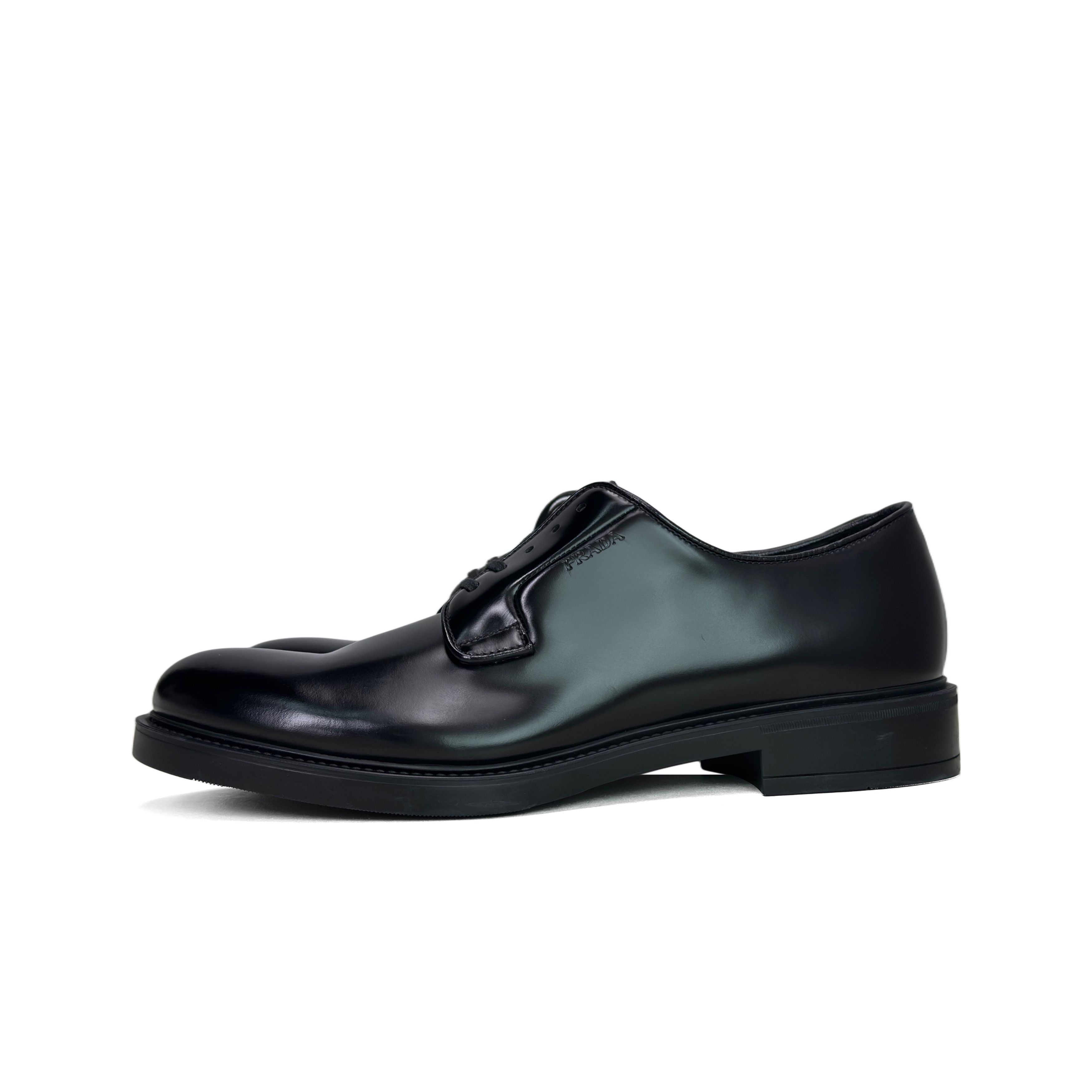 Prada Prada Polished Leather Derby Shoes US 9 Size US 9 / EU 42 - 1 Thumbnail