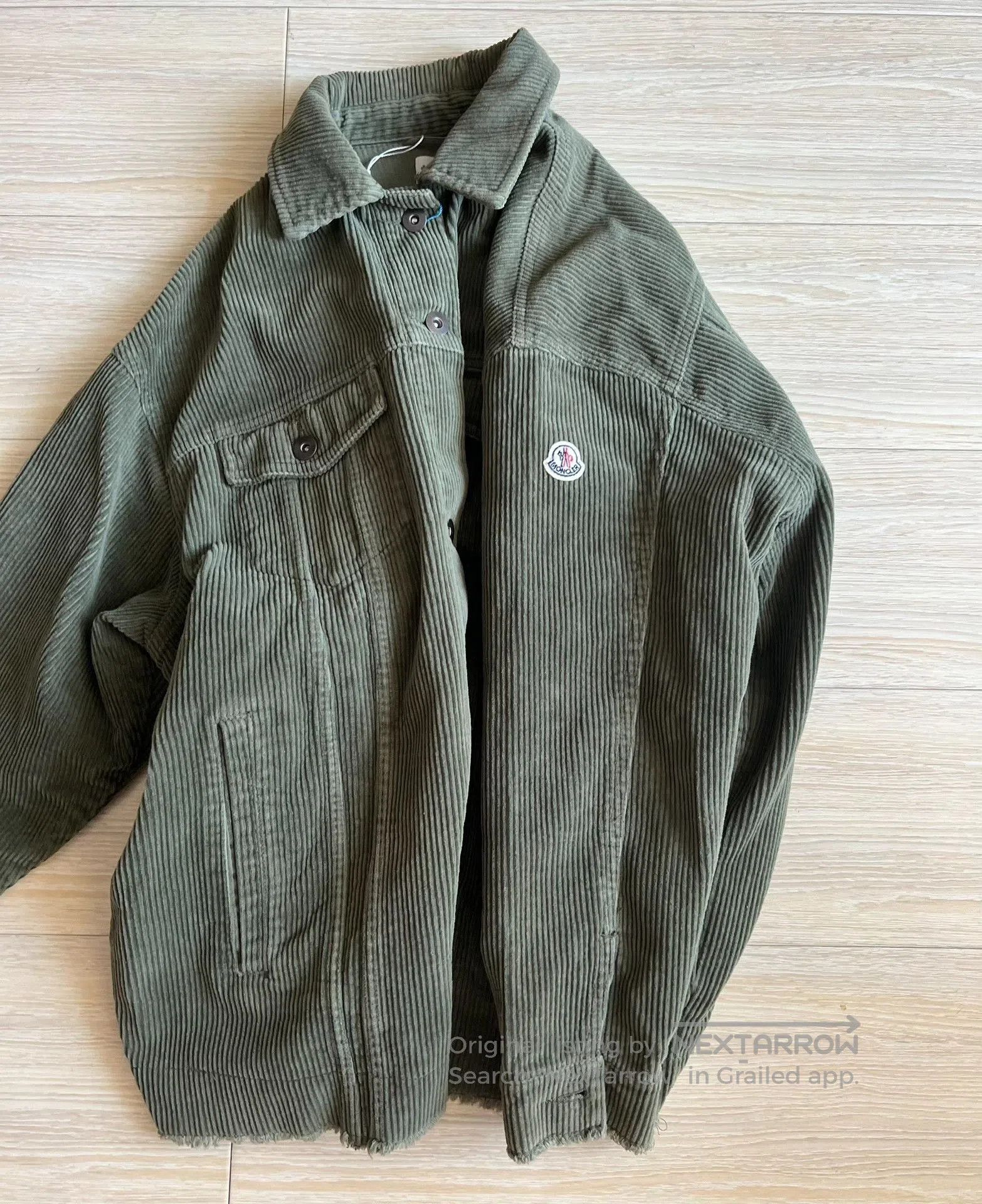 Moncler Moncler Corduroy Shirt Jacket. Size US L / EU 52-54 / 3 - 5 Thumbnail