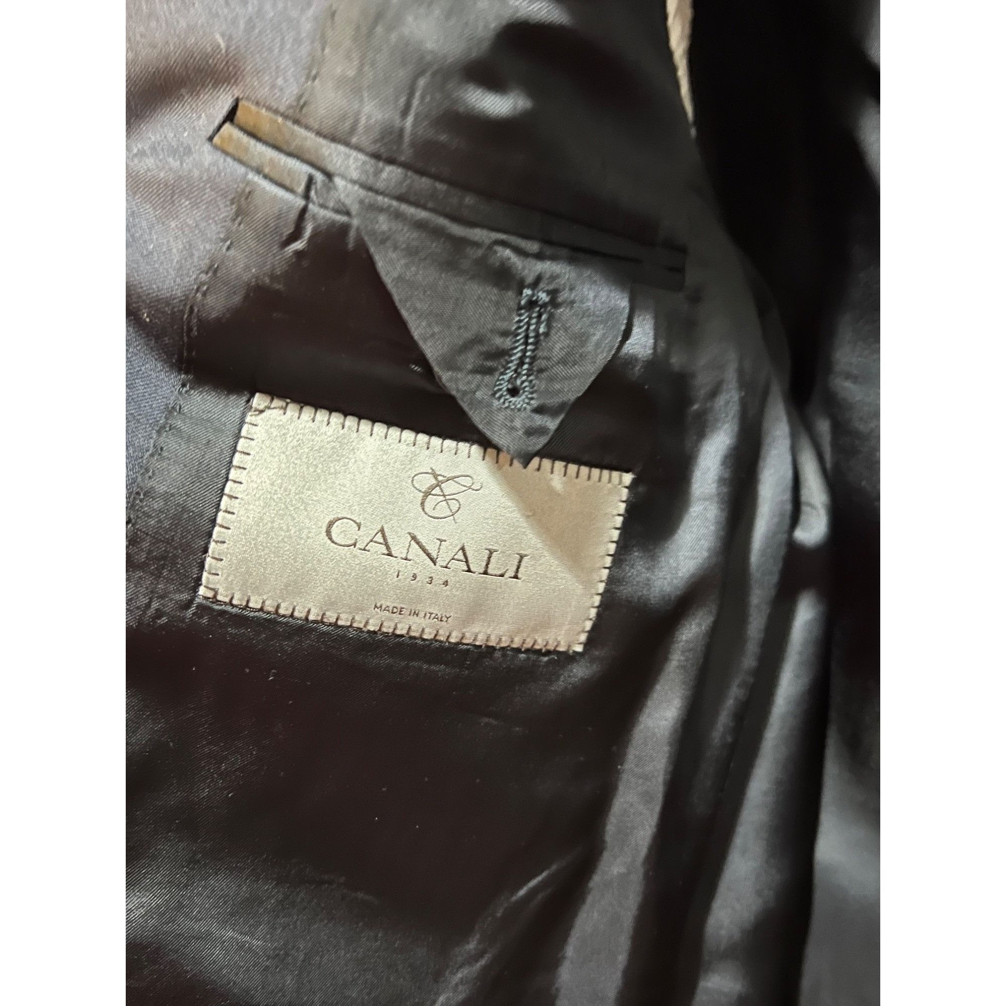 Canali Canali 100% Wool Blue Blazer - Size 36R Size 36R - 4 Thumbnail