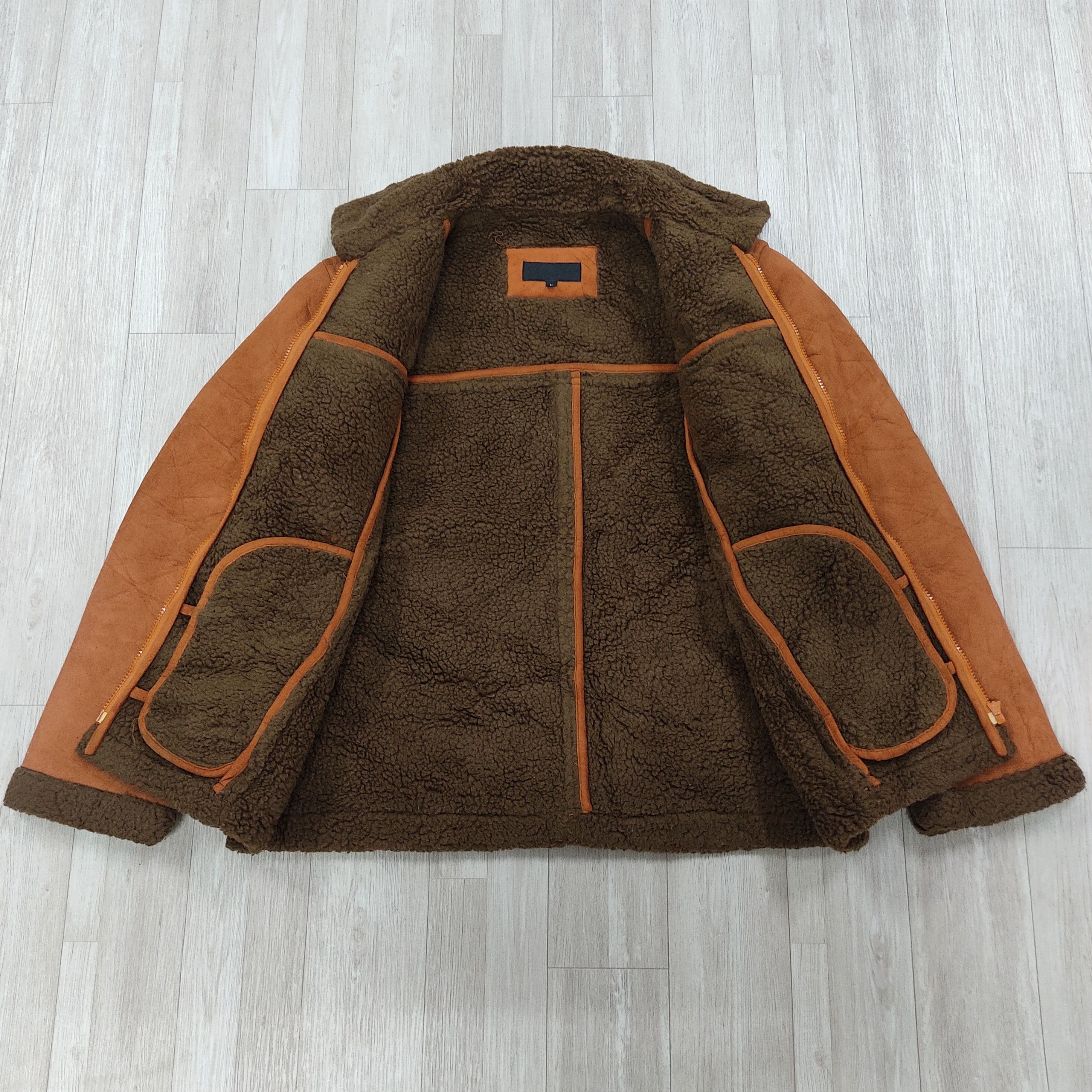 20471120 × Japanese Brand NOTA BANE Faux Sheepskin Shearling Sherpa Jacket Size US L / EU 52-54 / 3 - 11 Thumbnail